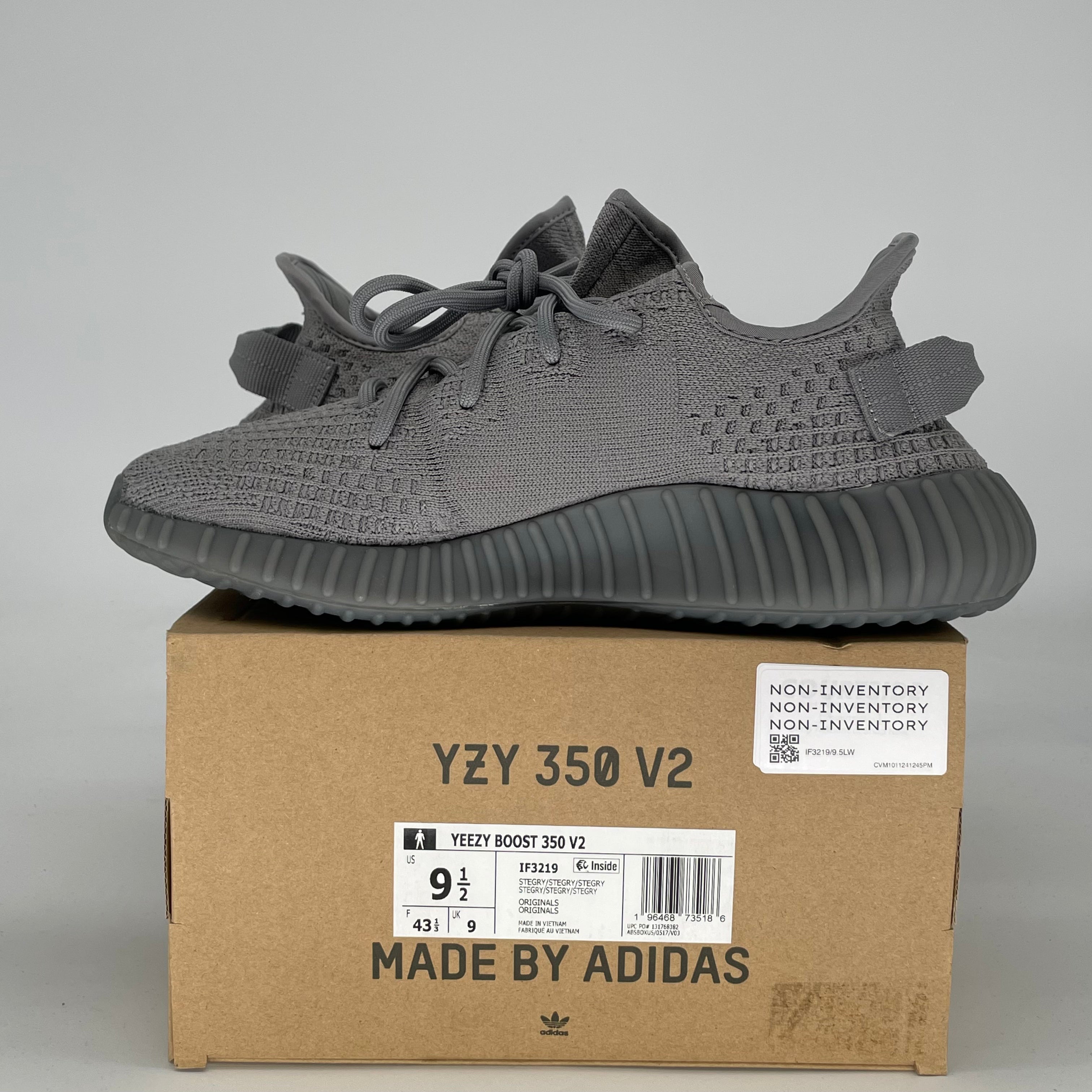 ADIDAS YEEZY 350 V2 STEEL GREY IF3219 SIZE 9.5/11W