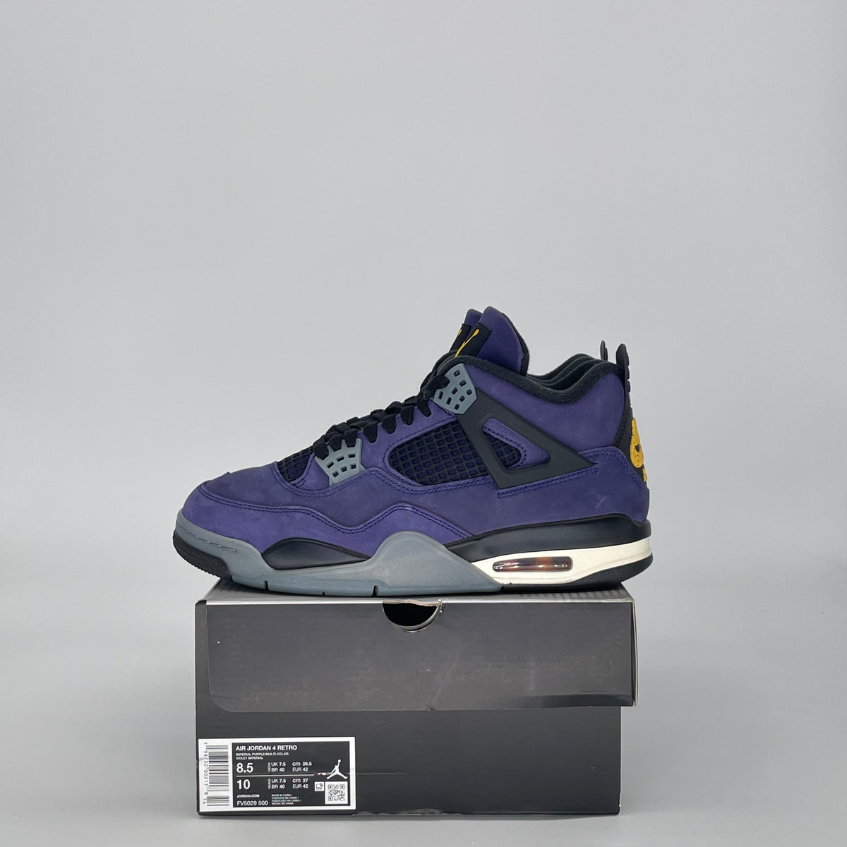 Jordan 4 Retro Lakers