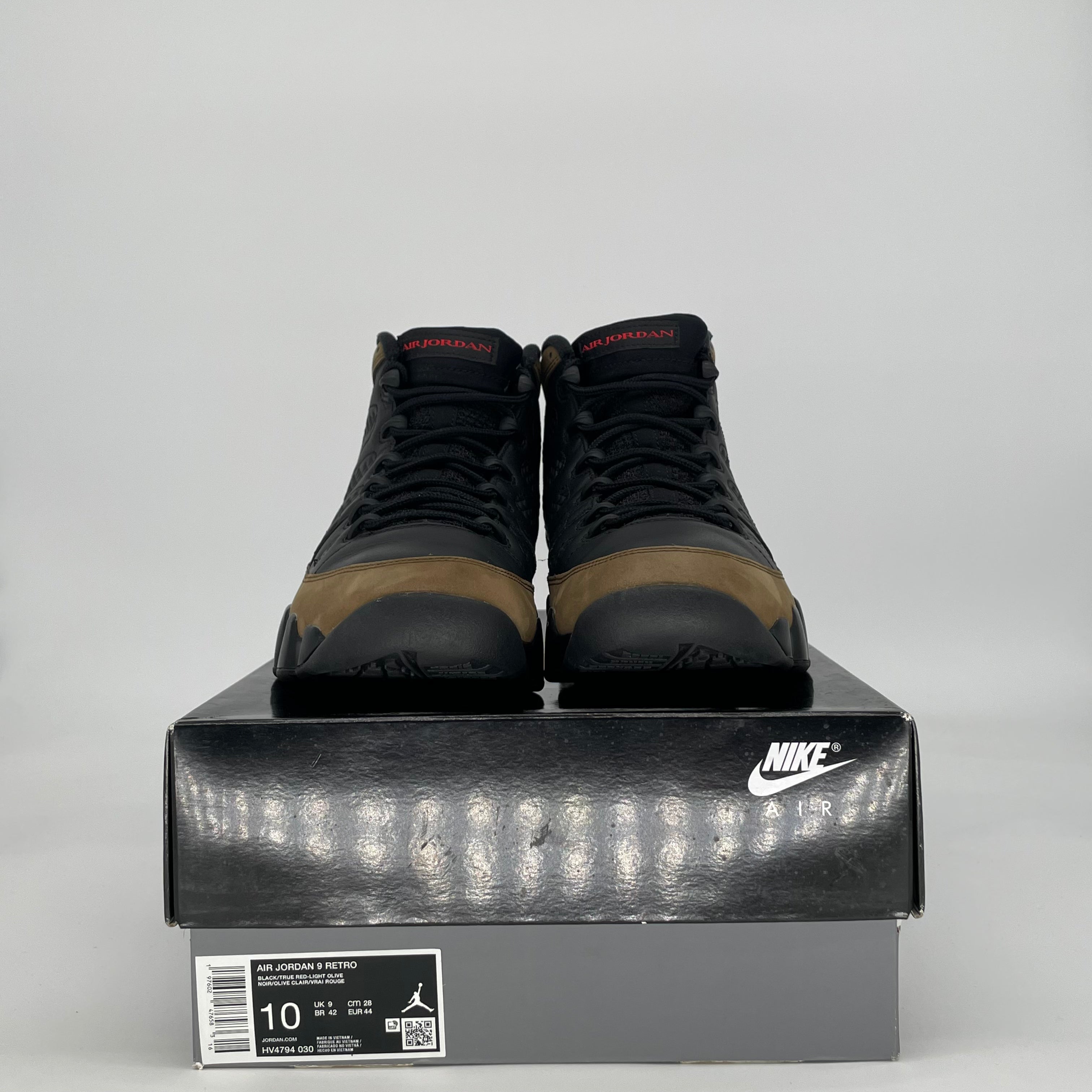 AIR JORDAN 9 OLIVE HV4794-030 SIZE 10/11.5W