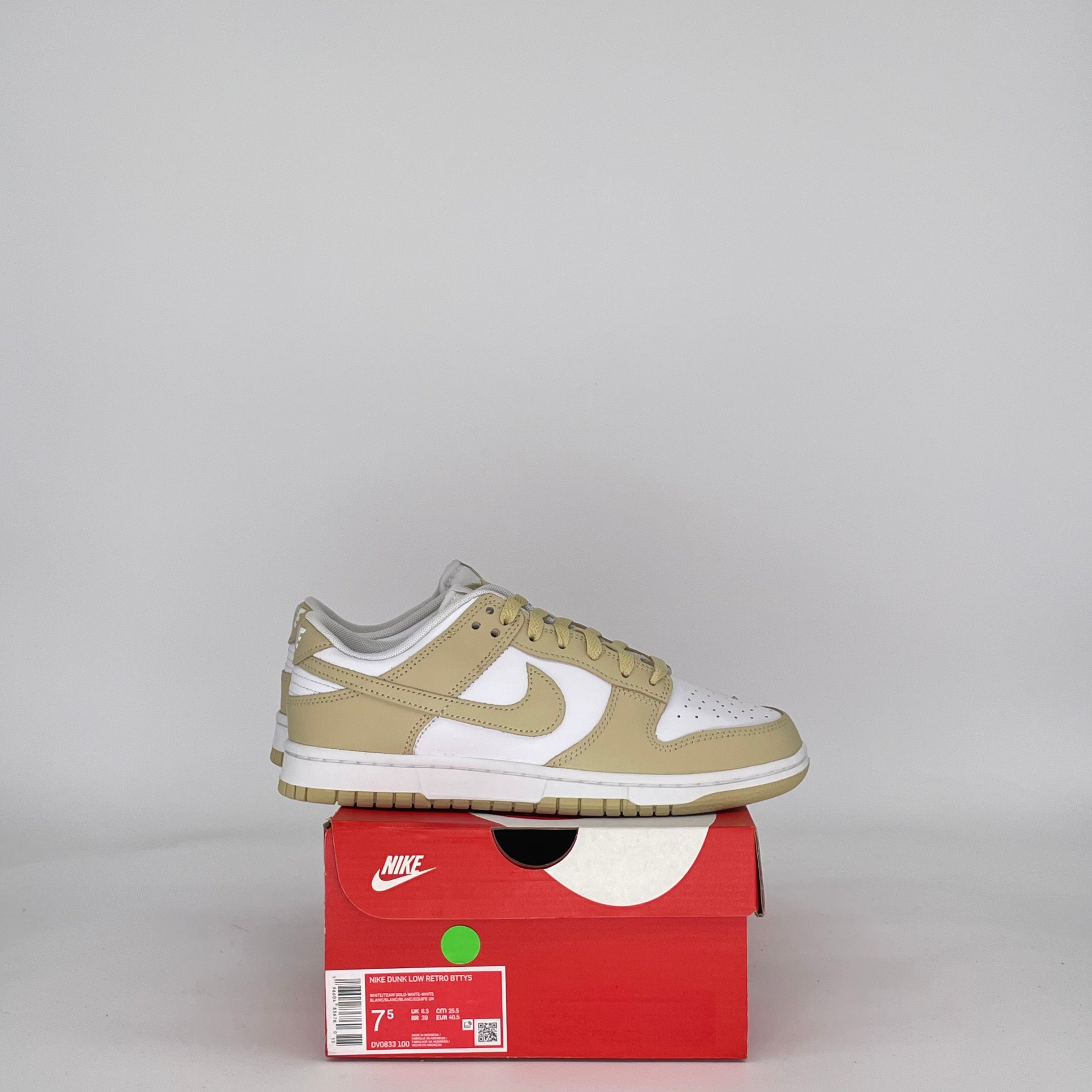 NIKE DUNK LOW TEAM GOLD DV0833-100 SIZE 7.5/9W MENS