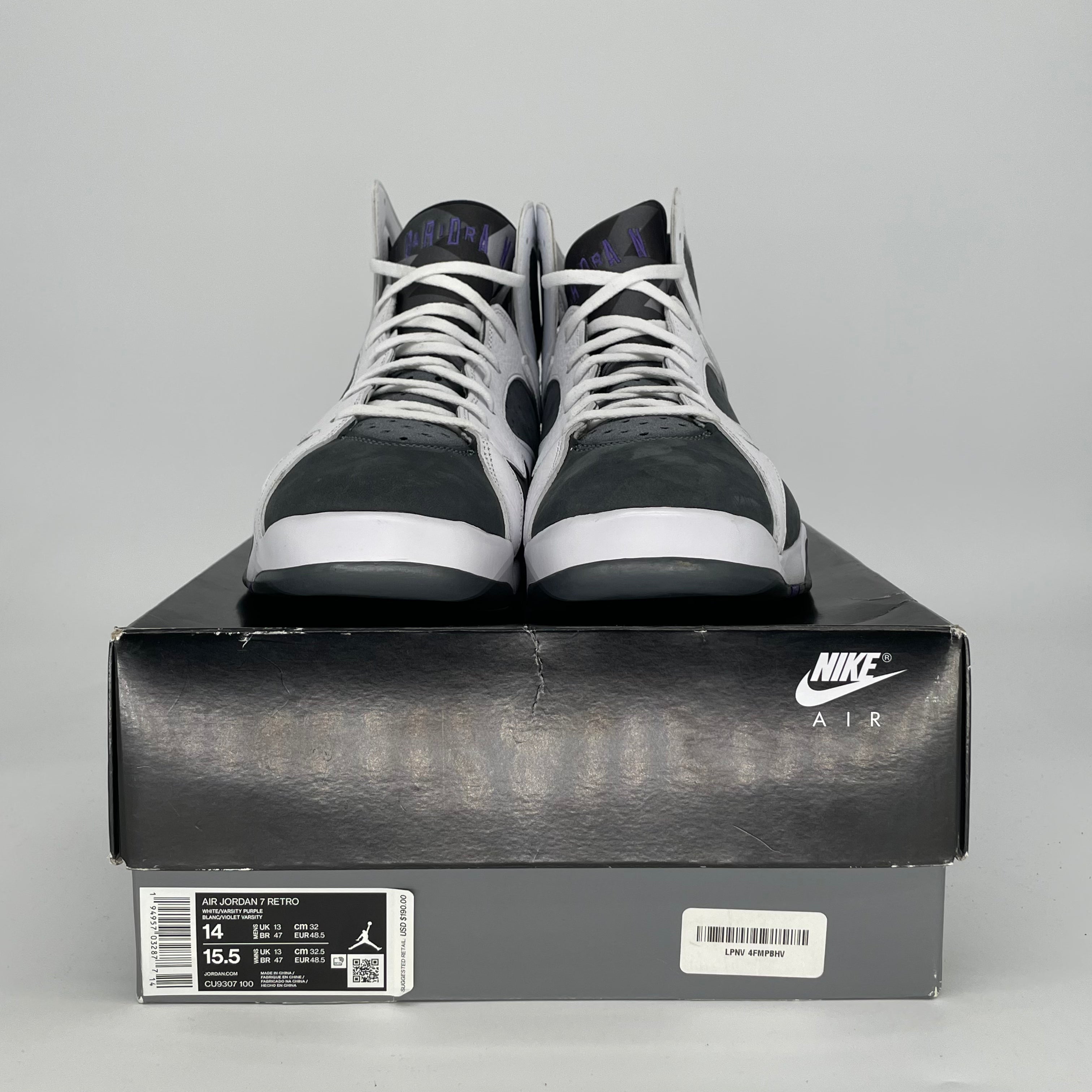 AIR JORDAN 7 FLINT CU9307-100 SIZE 14/15.5W