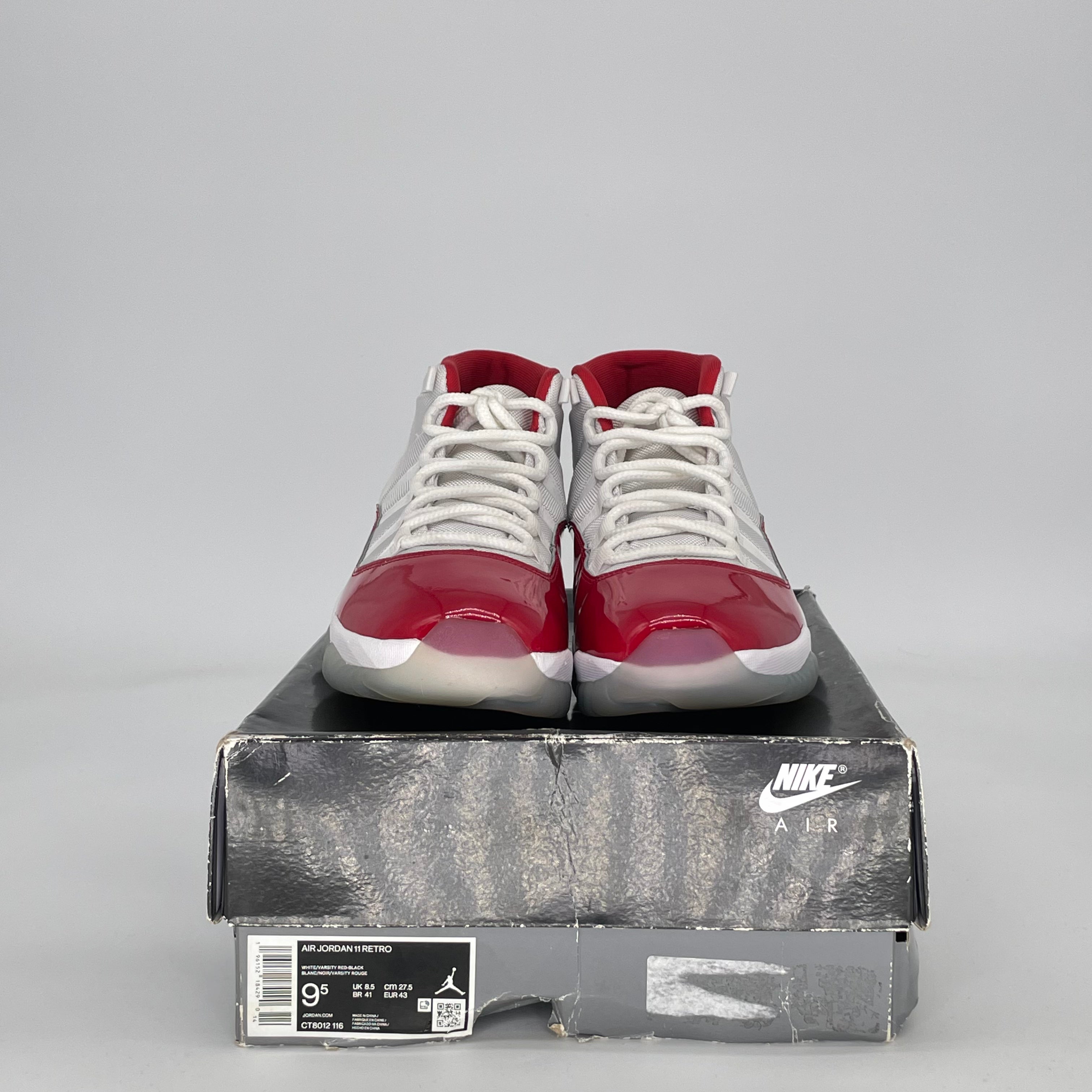 AIR JORDAN 11 CHERRY (2022) CT8012-116 SIZE 9.5/11W