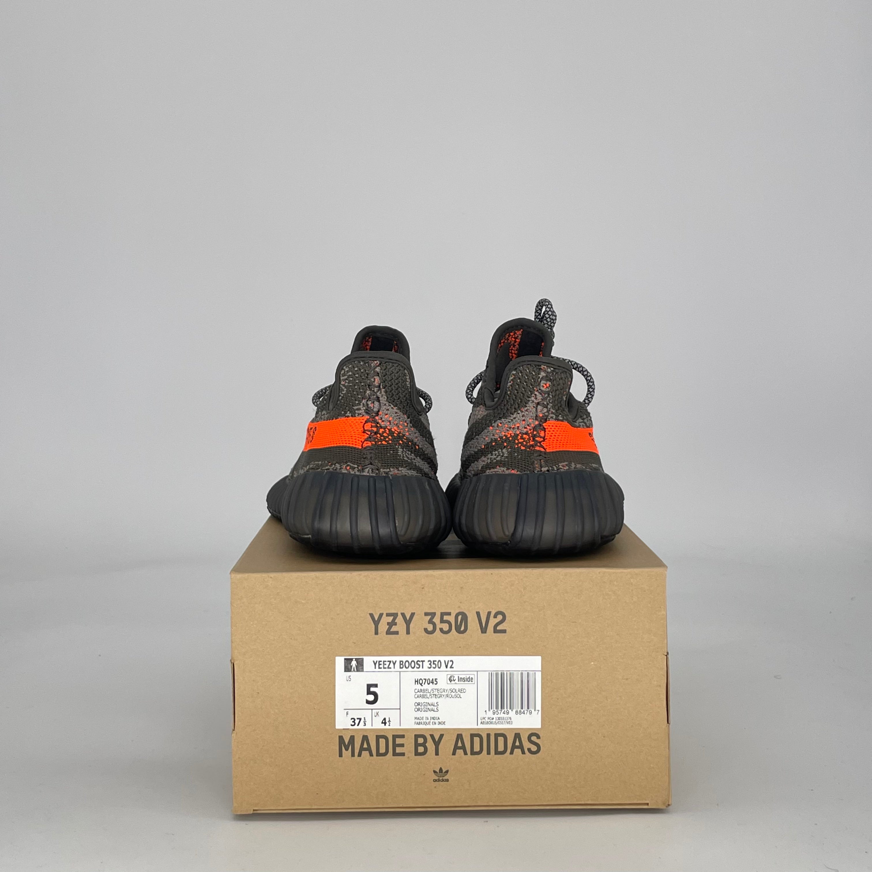 ADIDAS YEEZY BOOST 350 V2 CARBON BELUGA HQ7045 SIZE 5/6.5W GS