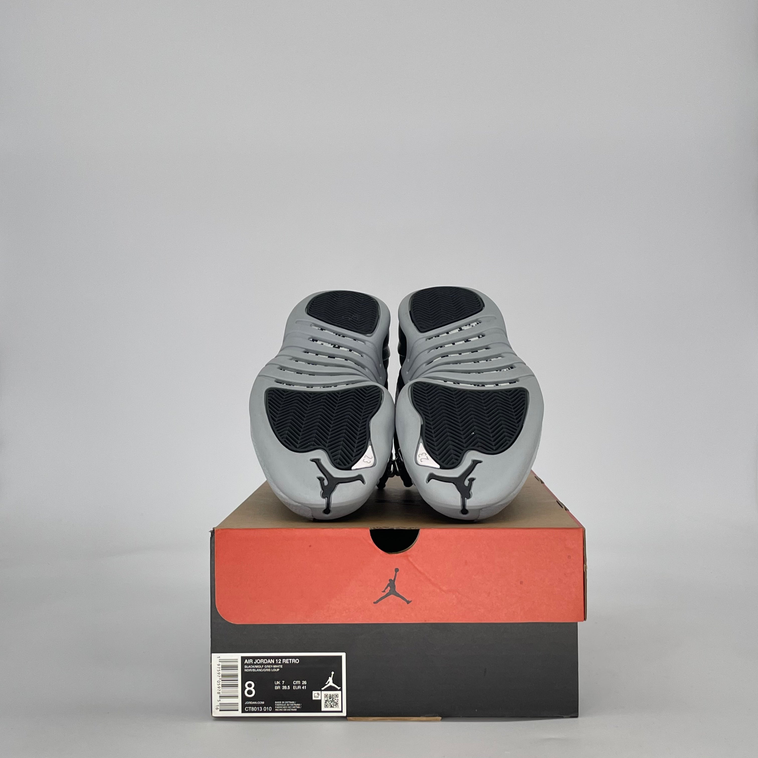 AIR JORDAN 12 BARONS CT8013-010 SIZE 8/9.5W