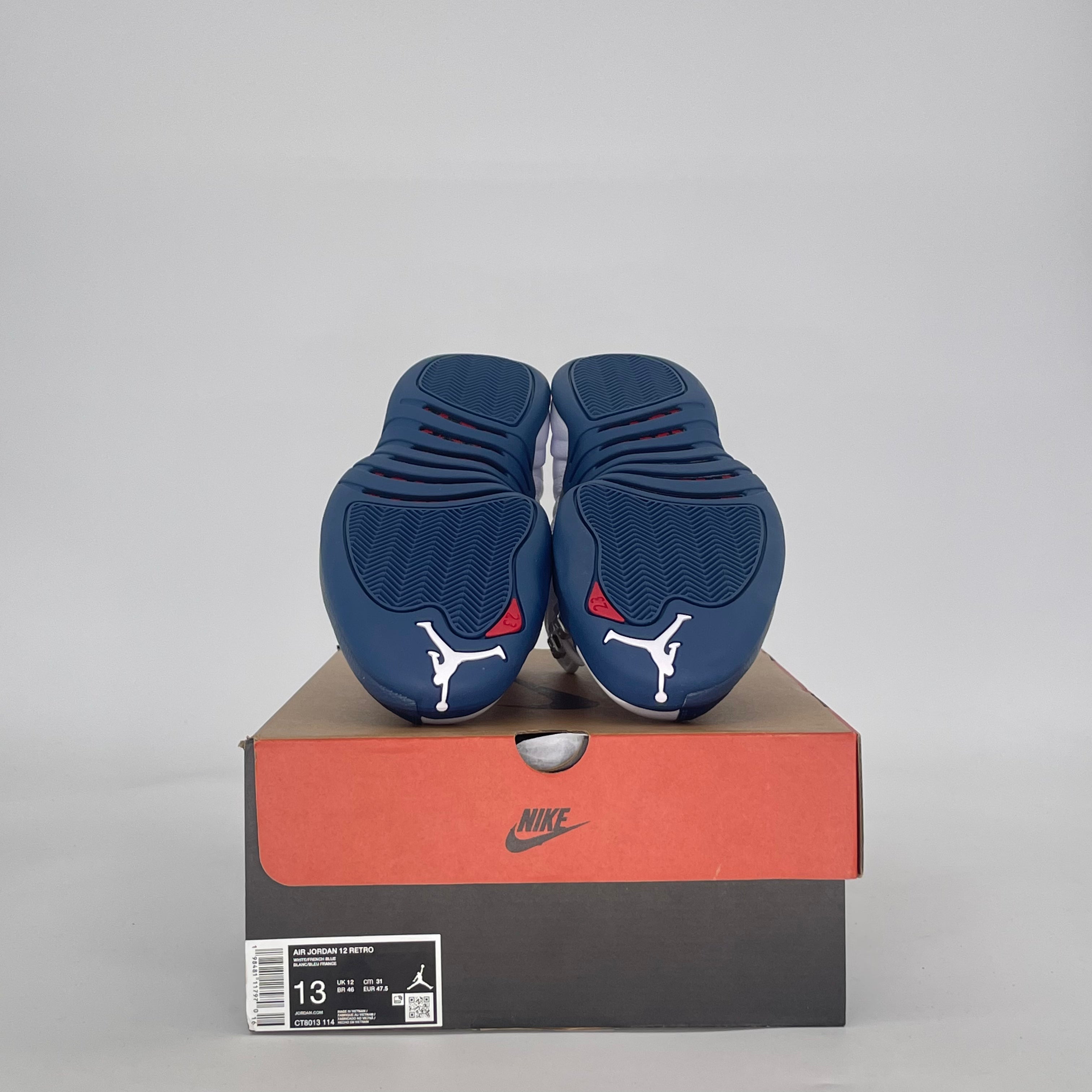 AIR JORDAN 12 FRENCH BLUE CT8013-114 SIZE 13/14.5W