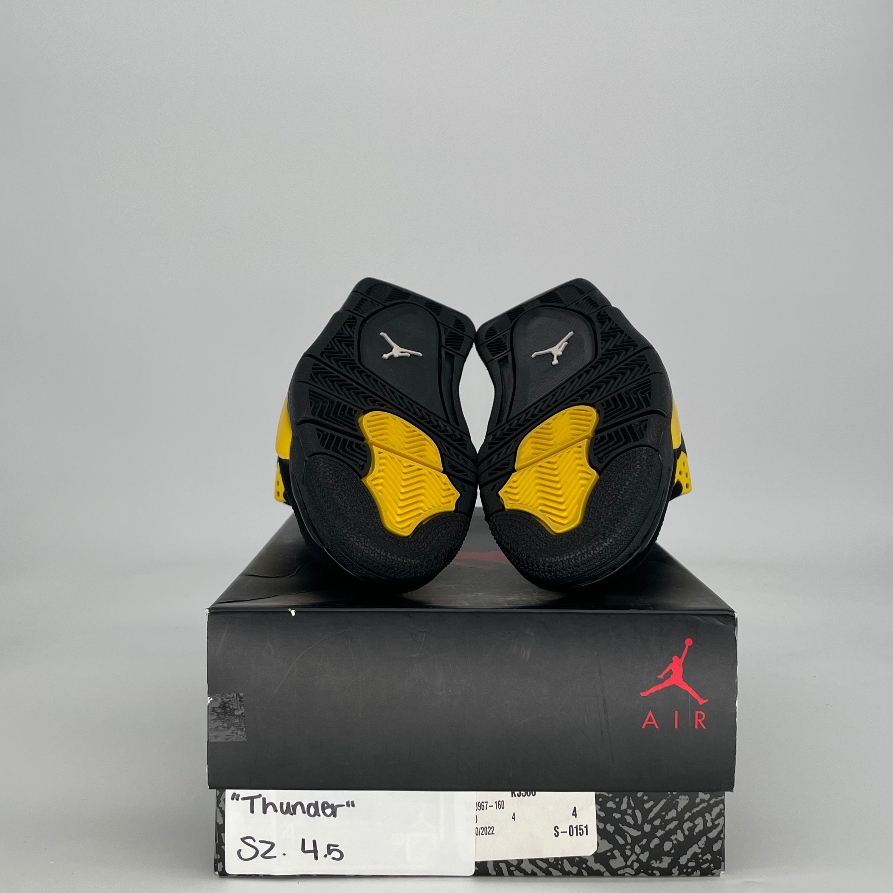AIR JORDAN 4 THUNDER 408452-017 SIZE 4.5/6W