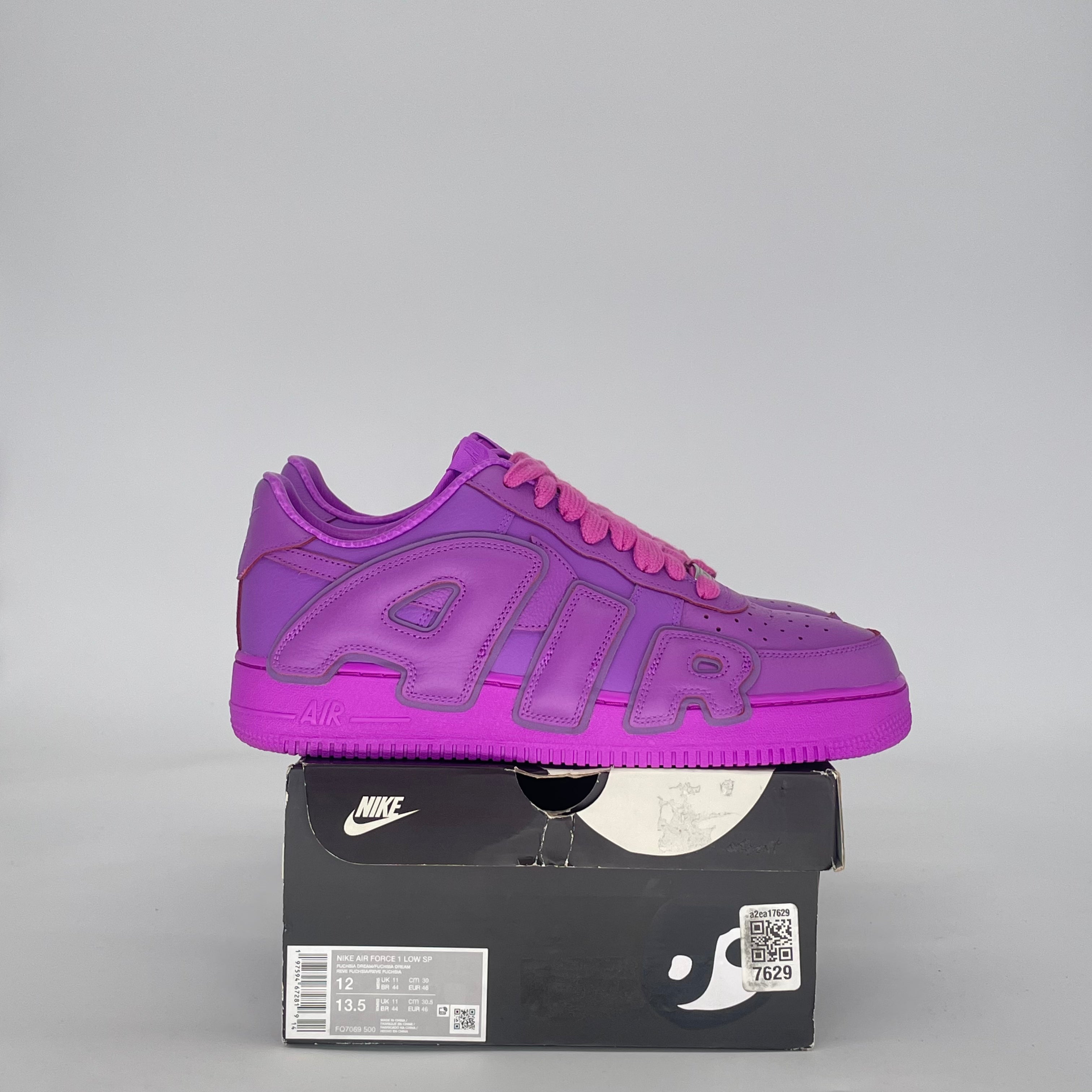 NIKE AIR FORCE 1 LOW CACTUS PLANT FLEA MARKET FUCHSIA DREAM FQ7069-500 SIZE 12/13.5W