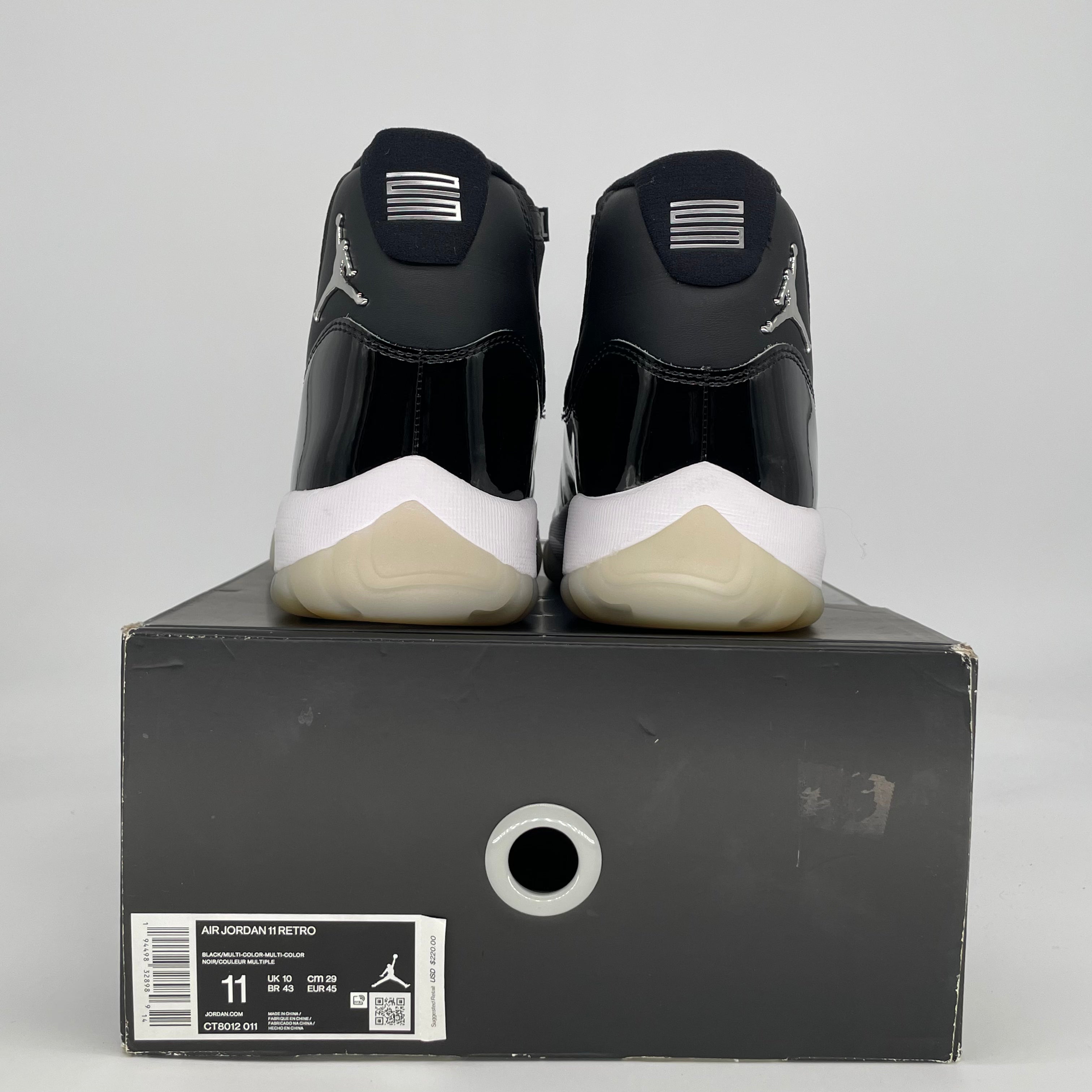 AIR JORDAN 11 JUBILEE 25TH ANNIVERSARY CT8012-011 SIZE 11/12.5W