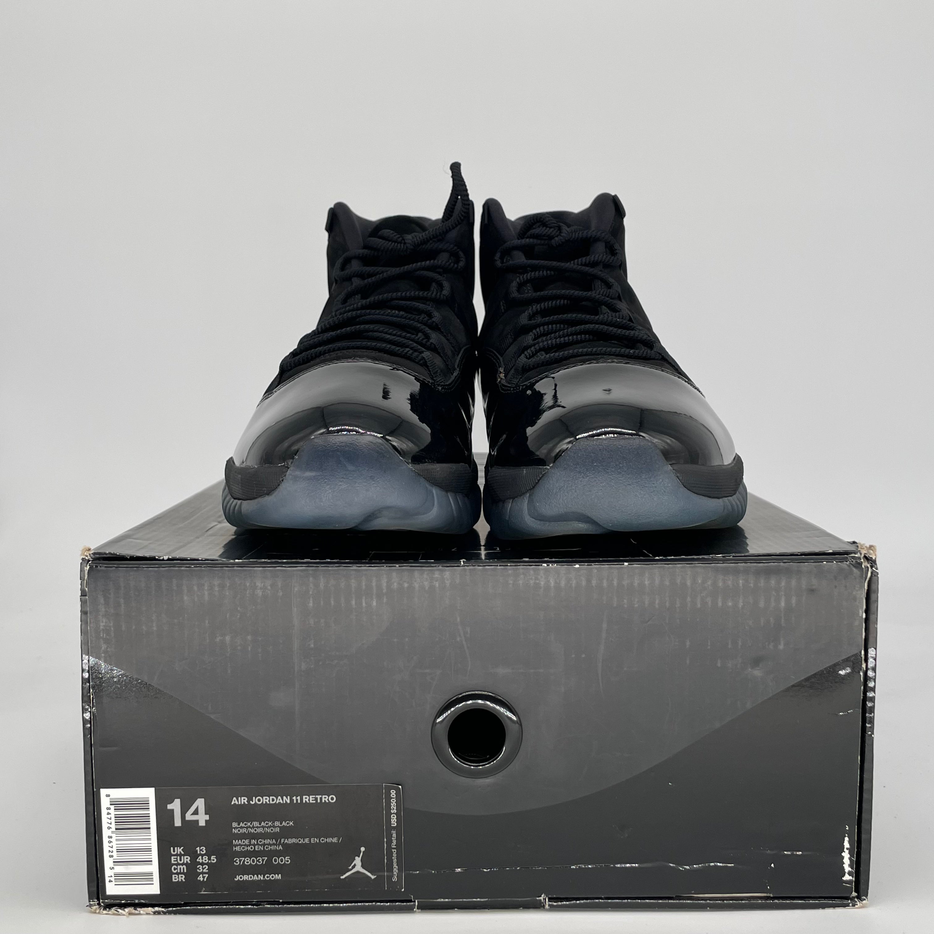 AIR JORDAN 11 CAP AND GOWN 378037-005 SIZE 14/15.5W