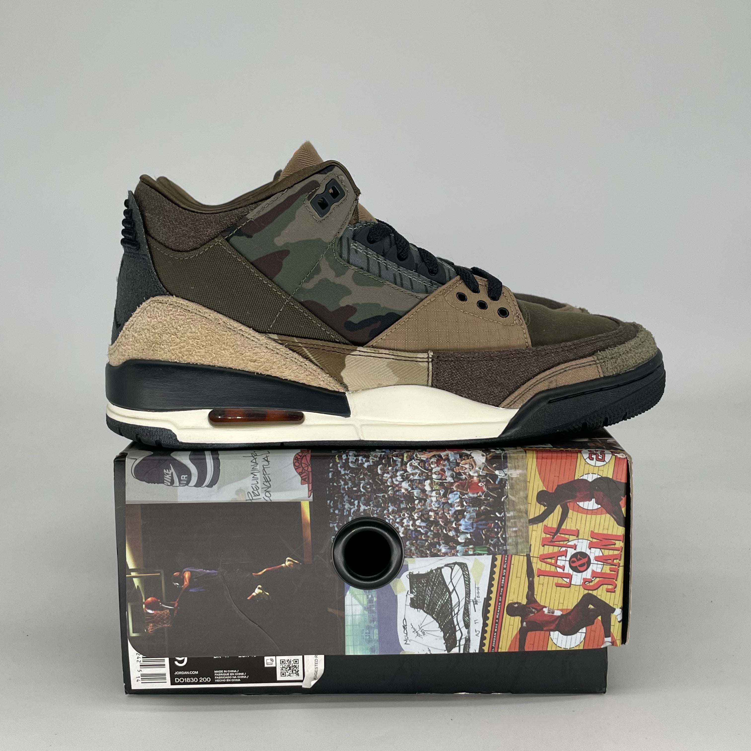 AIR JORDAN 3 PATCHWORK DO1830-200 SIZE 9.5/11W