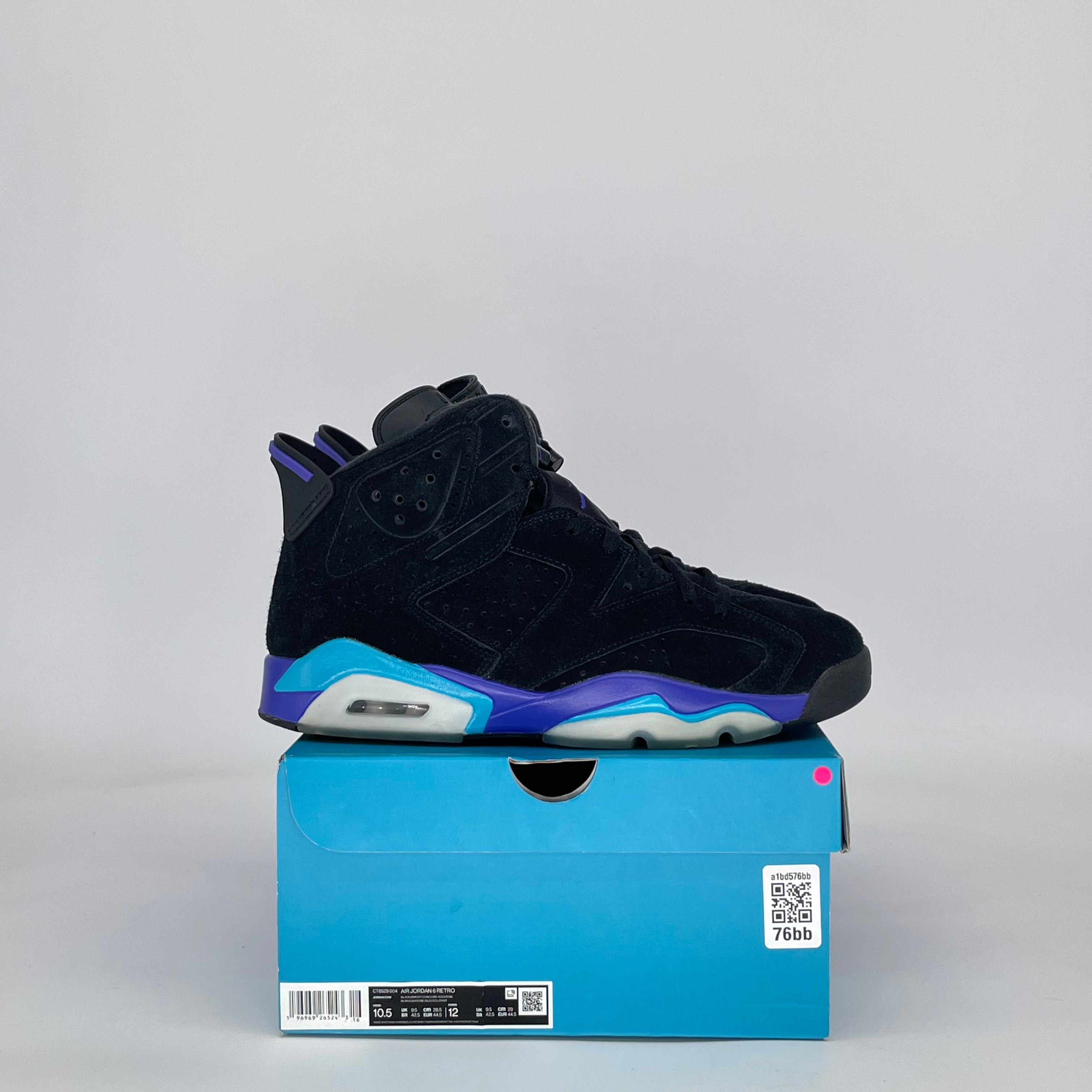 AIR JORDAN 6 AQUA CT8529-004 SIZE 10.5/12W