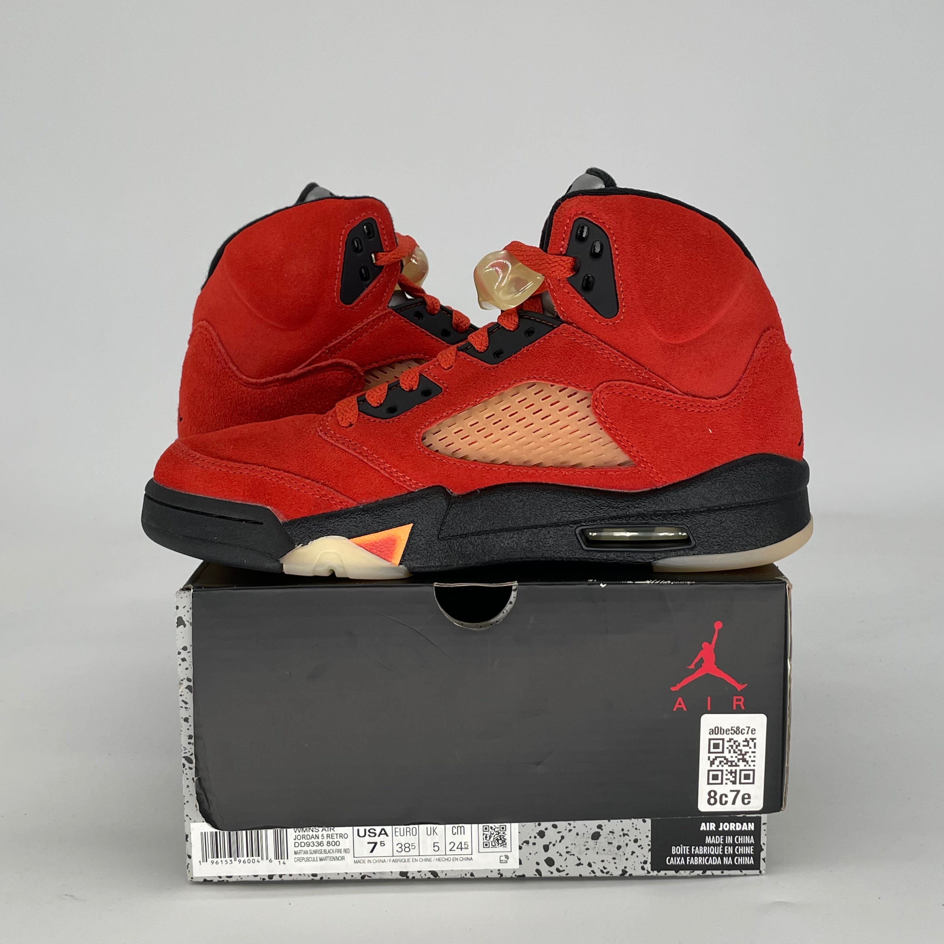 AIR JORDAN 5 DUNK ON MARS W DD9336-800 SIZE 6/7.5W