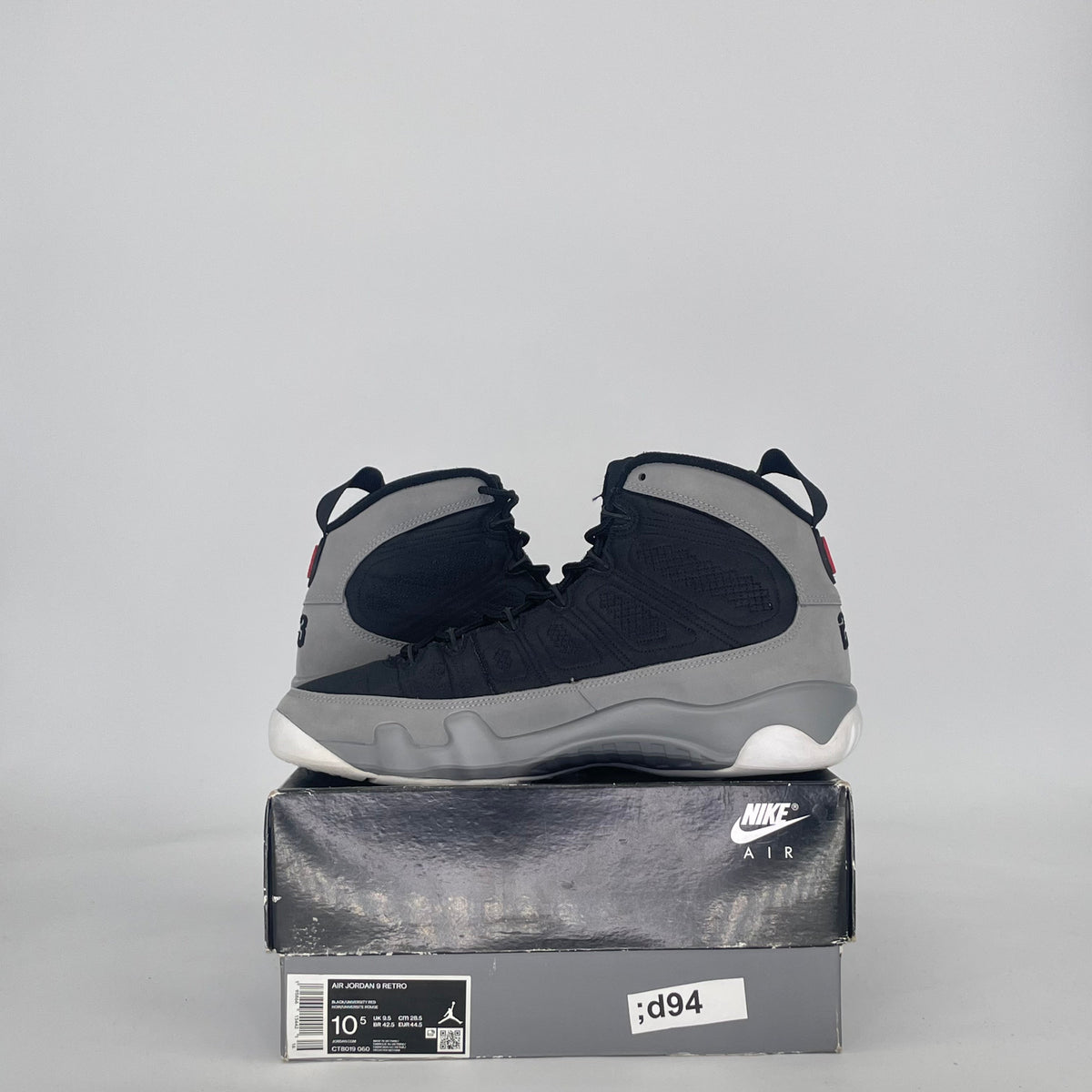 Jordan 9 Retro Particle Grey