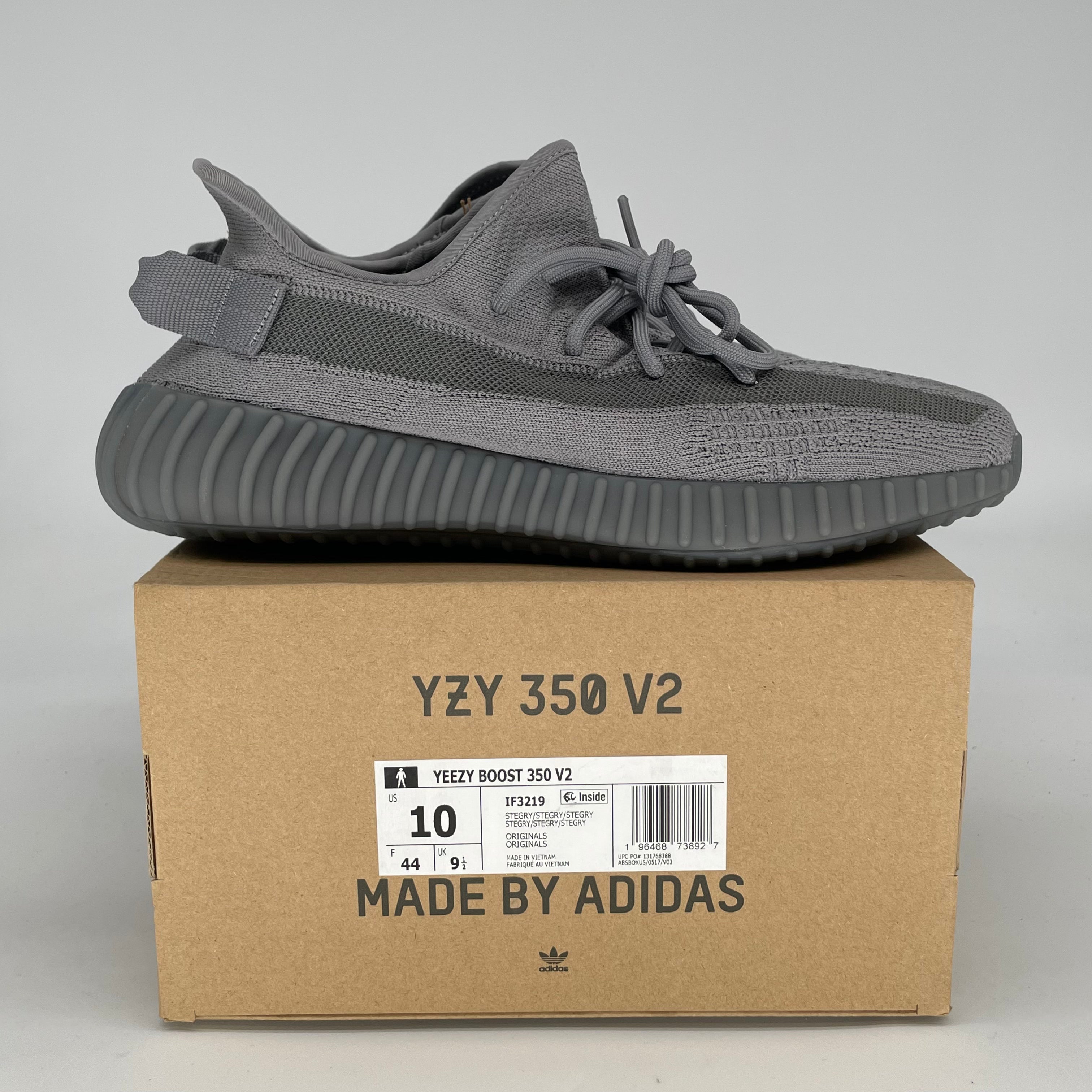 ADIDAS YEEZY 350 V2 STEEL GREY IF3219 SIZE 10/11.5W