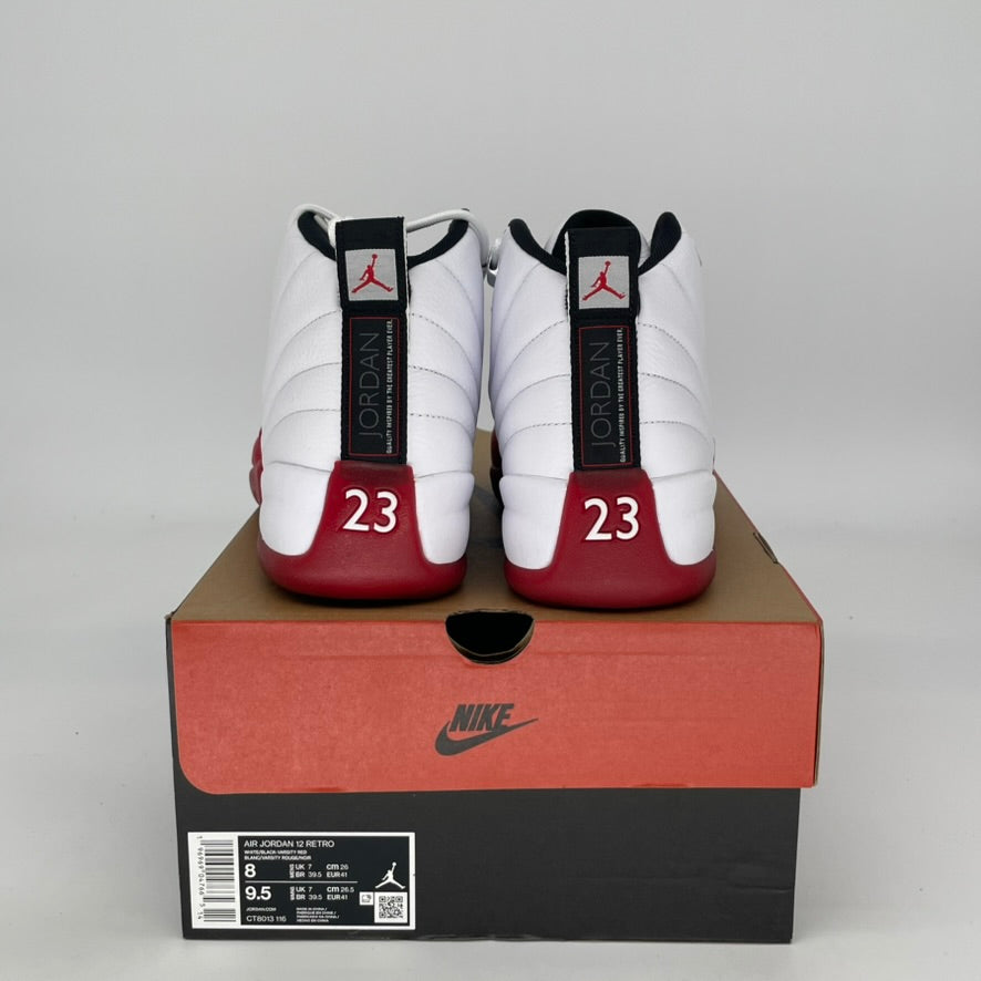 AIR JORDAN 12 CHERRY CT8013-116 SIZE 8/9.5W
