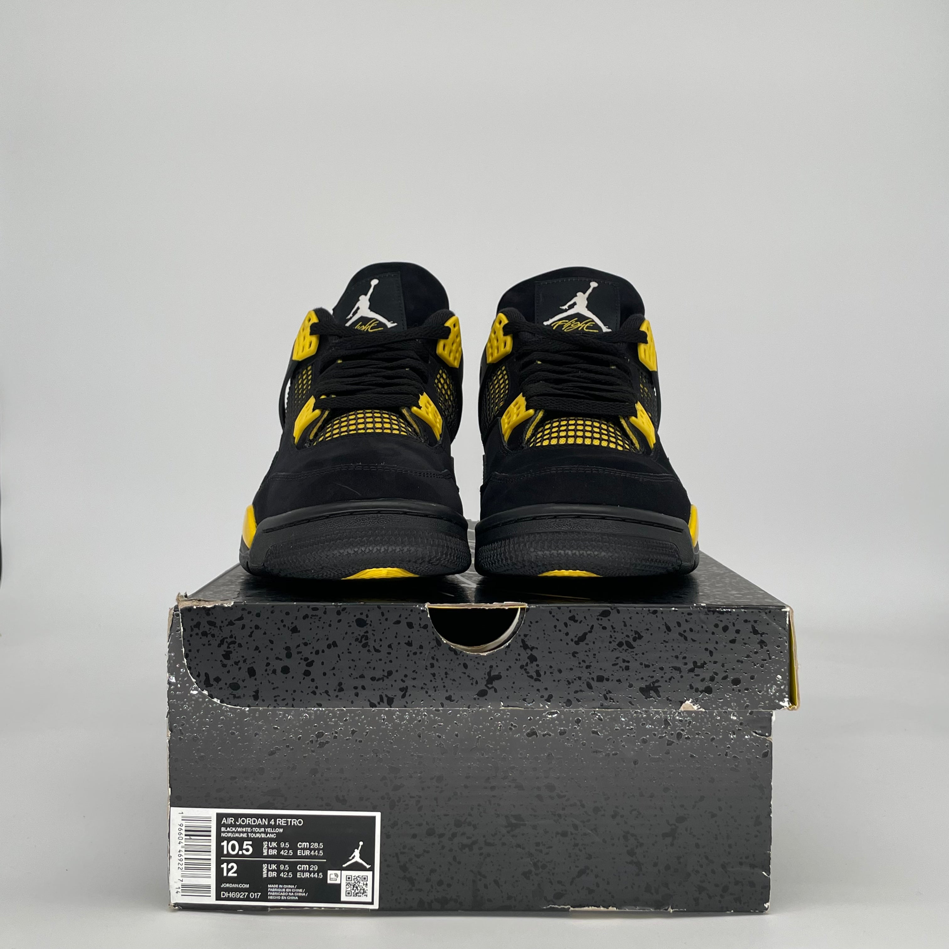 AIR JORDAN 4 THUNDER DH6927-017 SIZE 10.5/12W