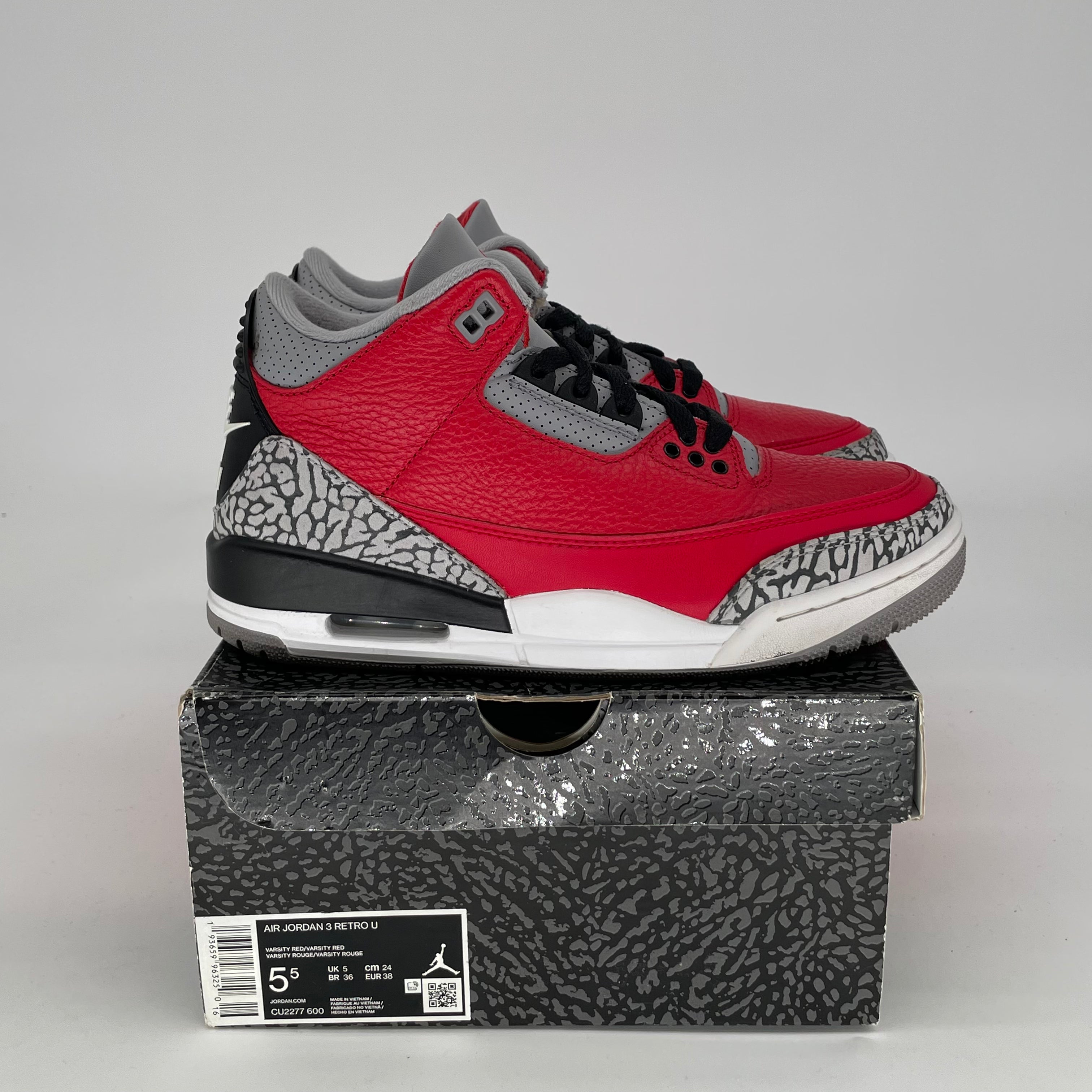 AIR JORDAN 3 UNITE CHI SIZE 5.5/7W CU2277-600