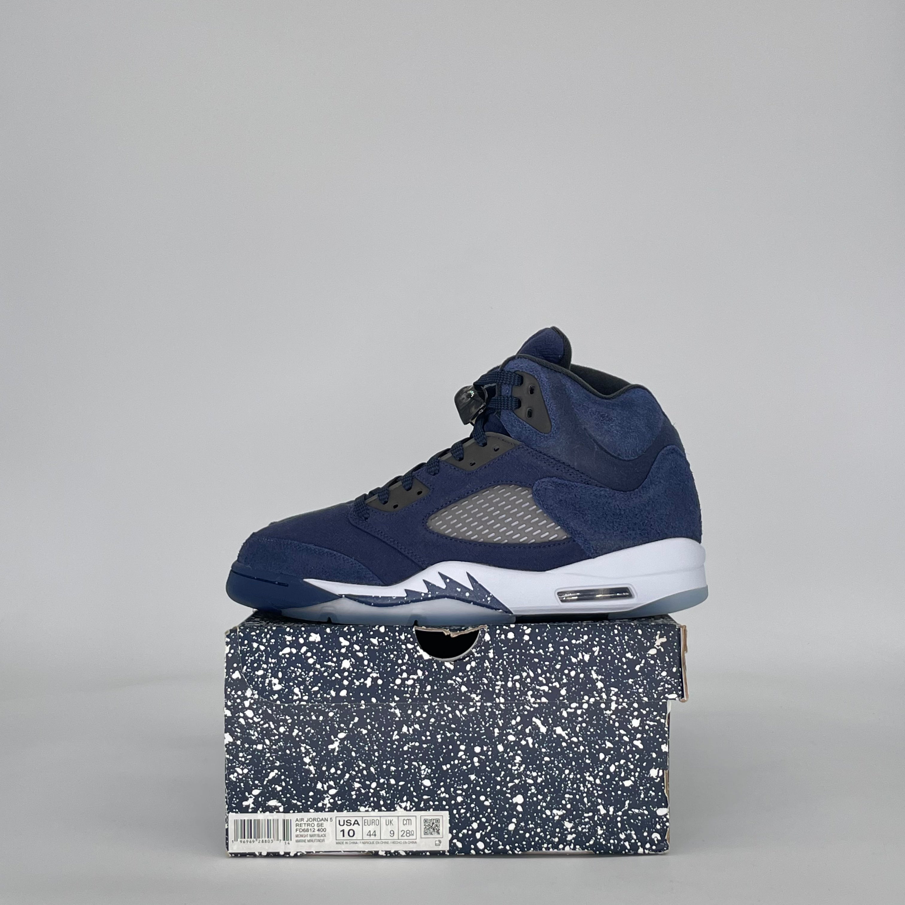 AIR JORDAN 5 MIDNIGHT NAVY FD6812-400 SIZE 10/11.5W