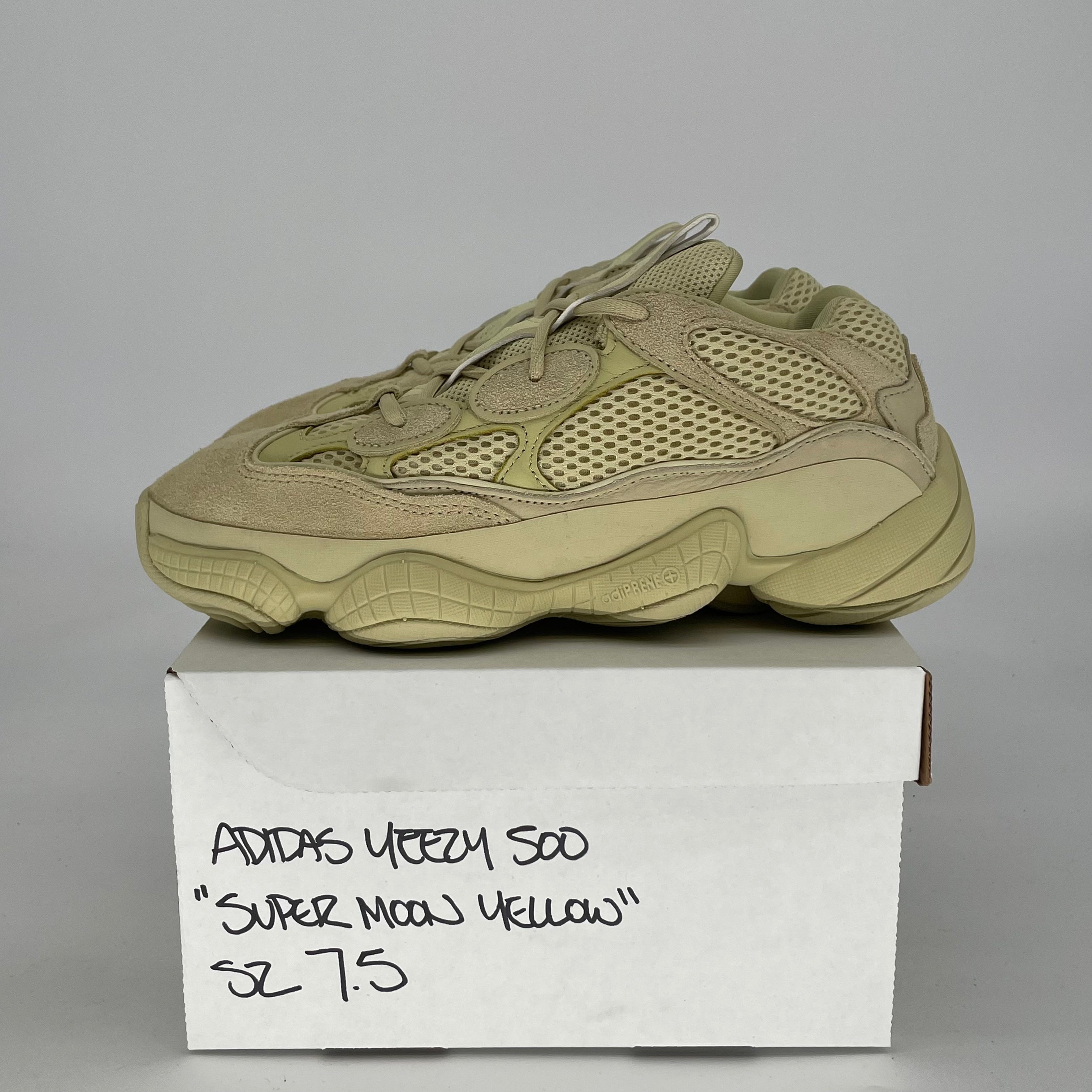 ADIDAS YEEZY 500 SUPER MOON YELLOW DB2966 SIZE 7.5/9W