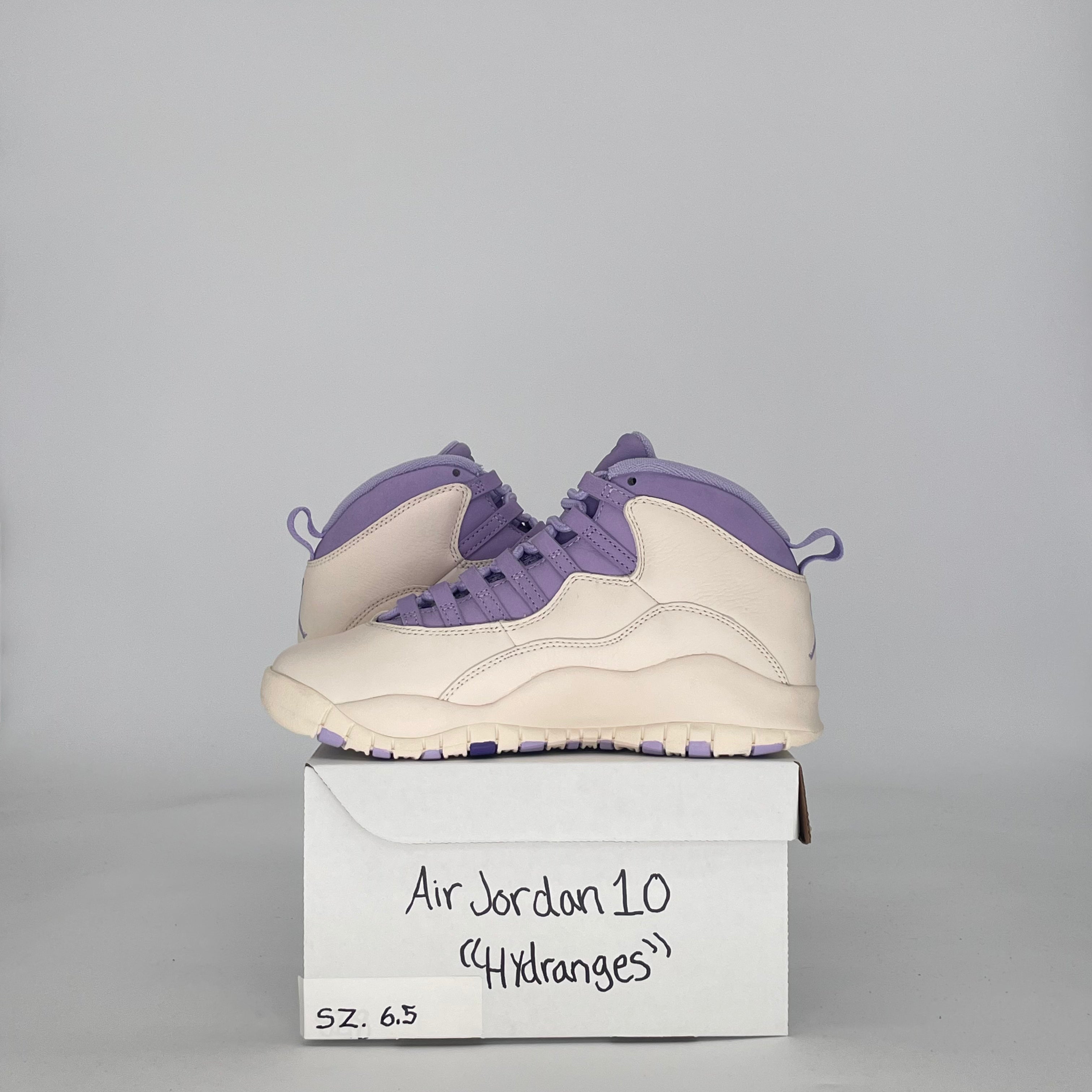 AIR JORDAN 10 HYDRANGEAS IQ0388-101 SIZE 6.5/8W GS