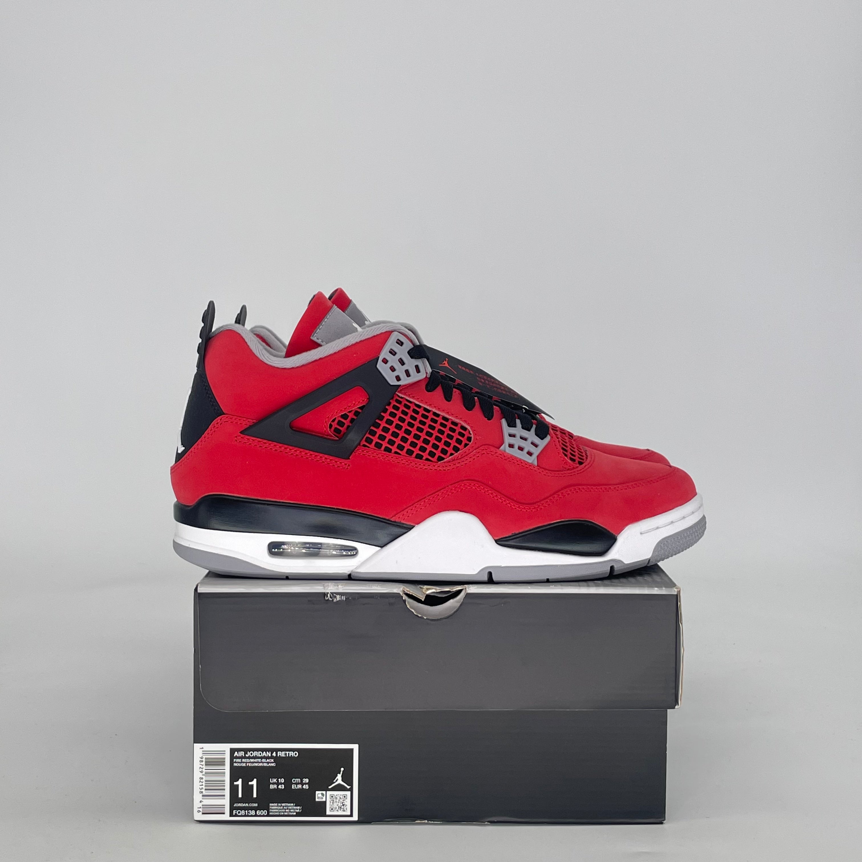 AIR JORDAN 4 TORO BRAVO FQ8138-600 SIZE 11/12.5W