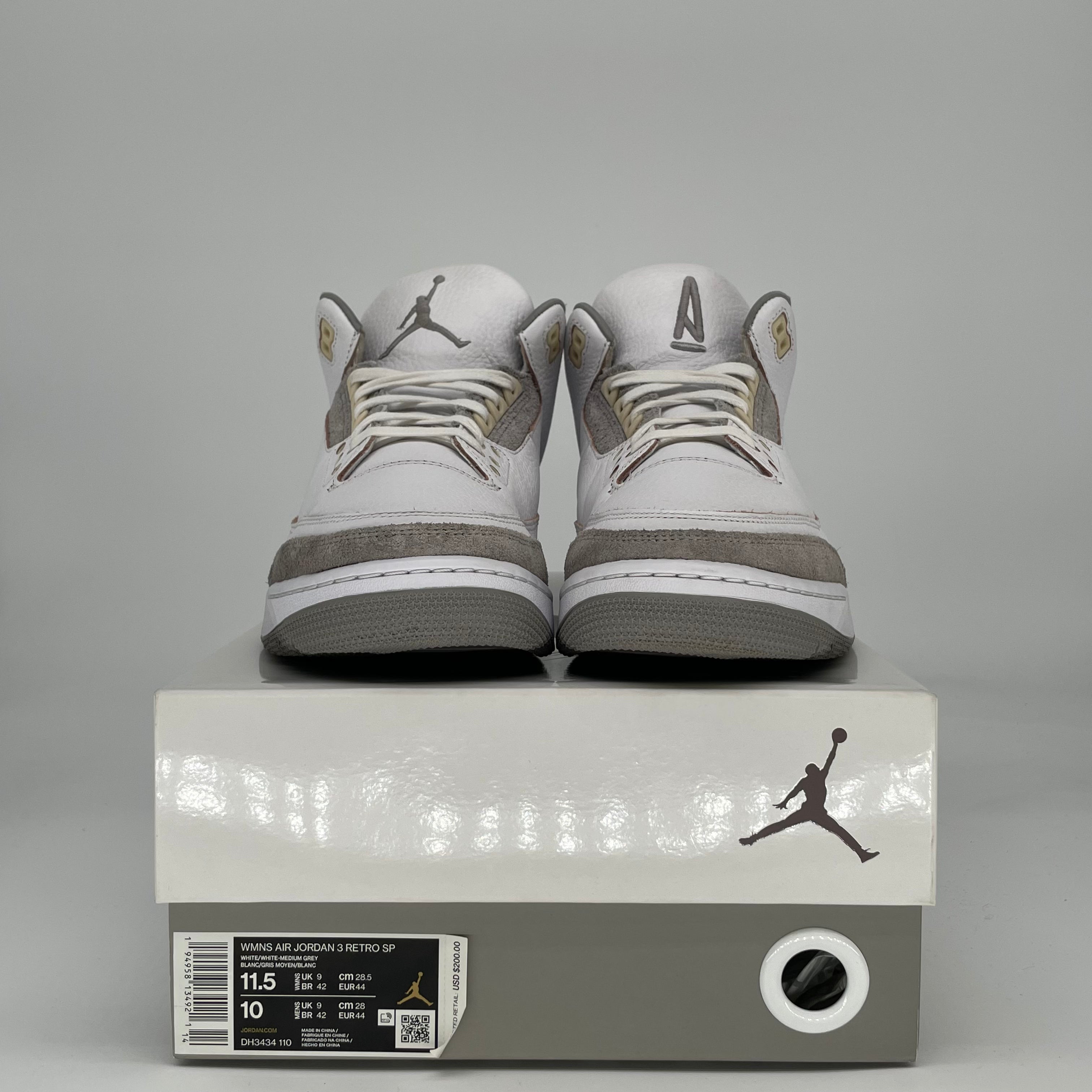 AIR JORDAN 3 A MA MANIERE W DH3434-110 SIZE 10/11.5W