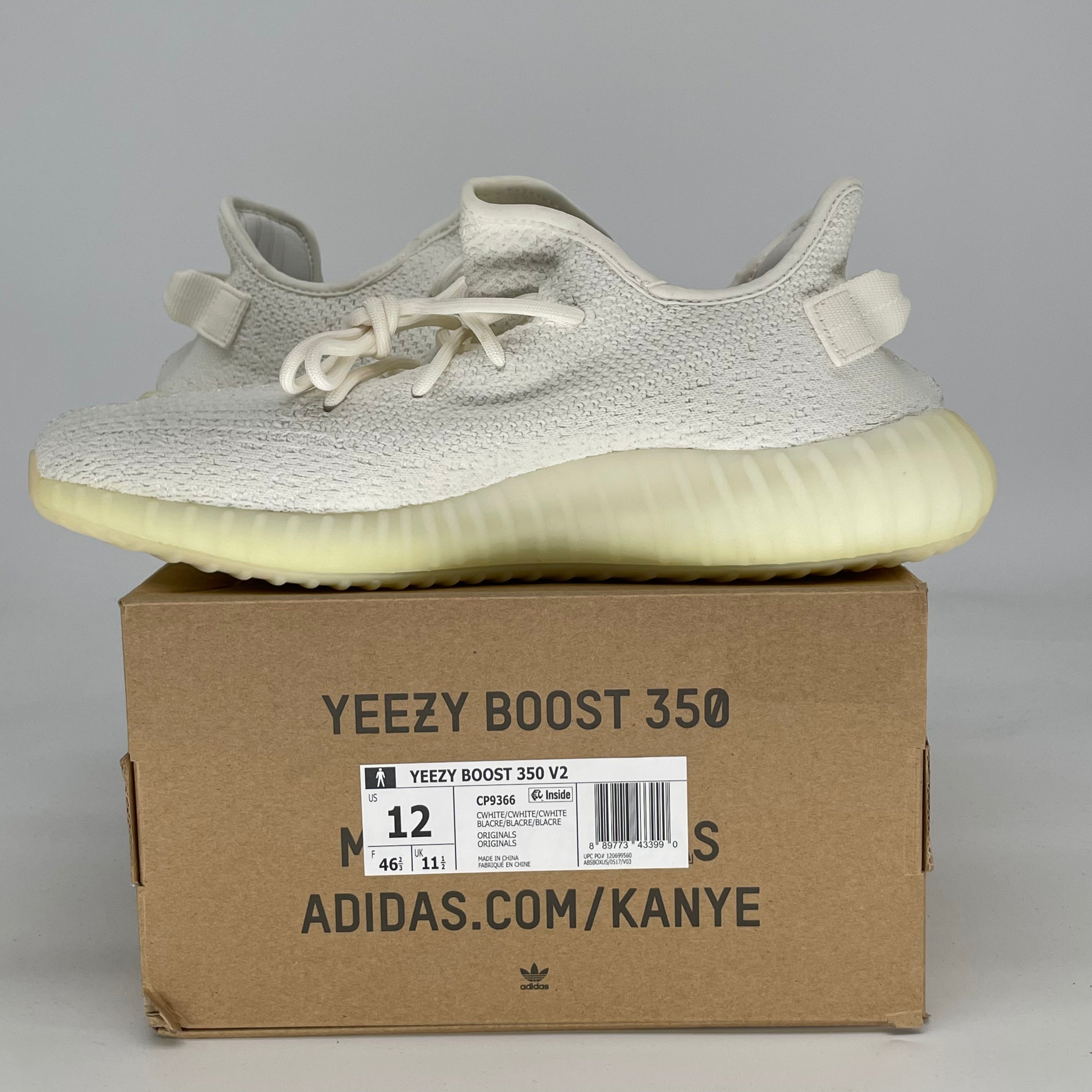ADIDAS YEEZY 350 V2 CREAM CP9366 SIZE 12/13.5W