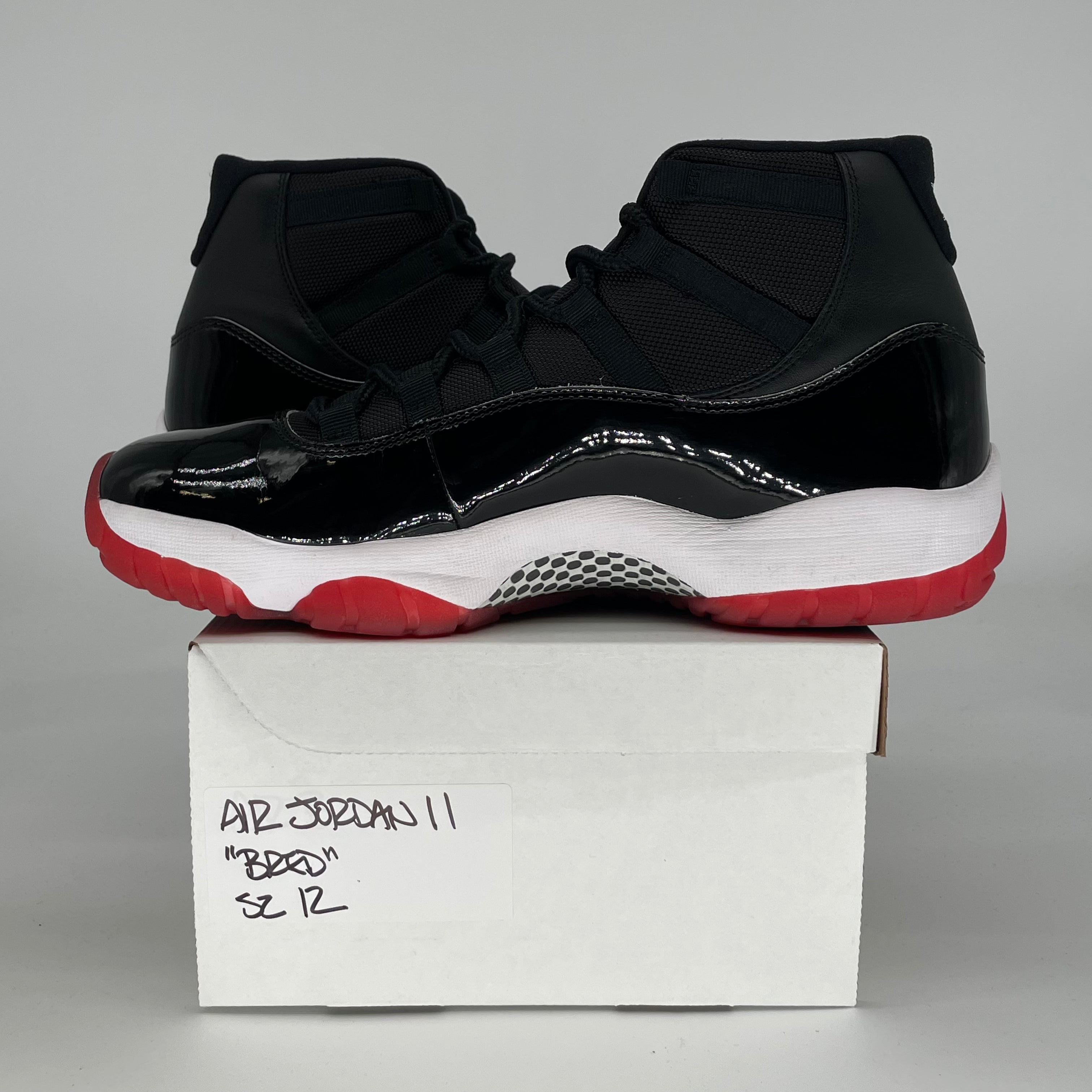AIR JORDAN 11 BRED 378037-061 SIZE 12/13.5W