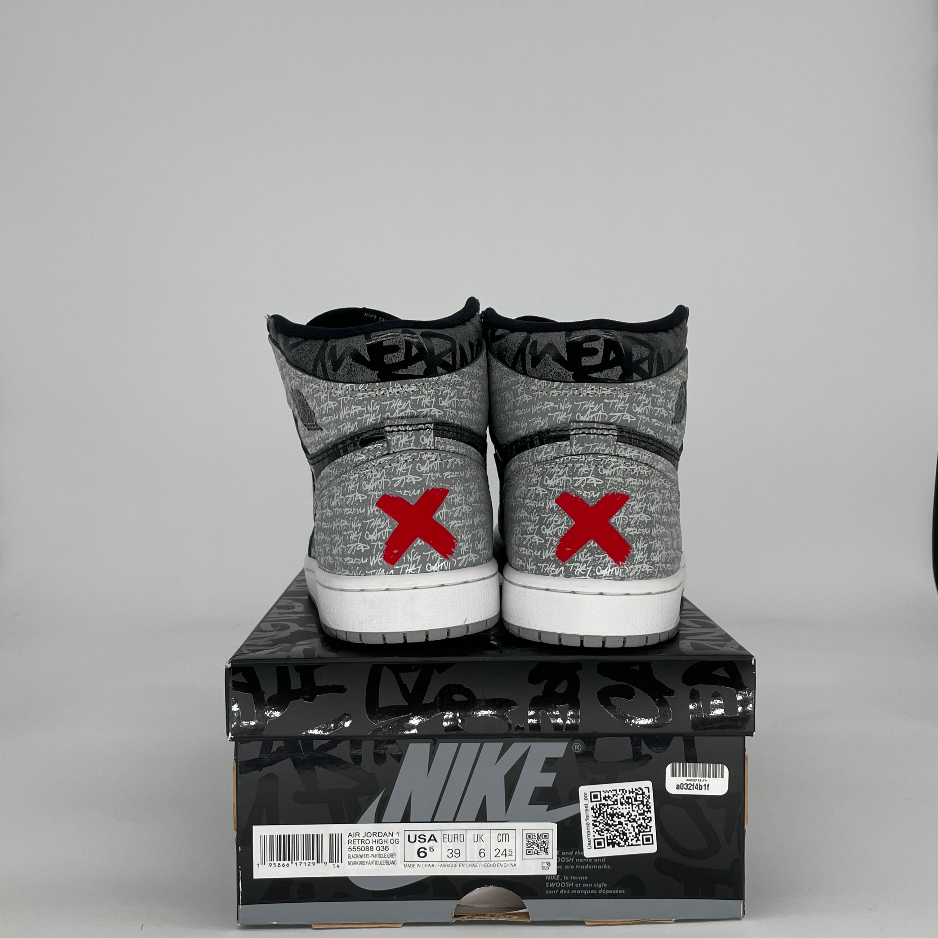 AIR JORDAN 1 REBELLIONAIRE 555088-036 SIZE 6.5/8W