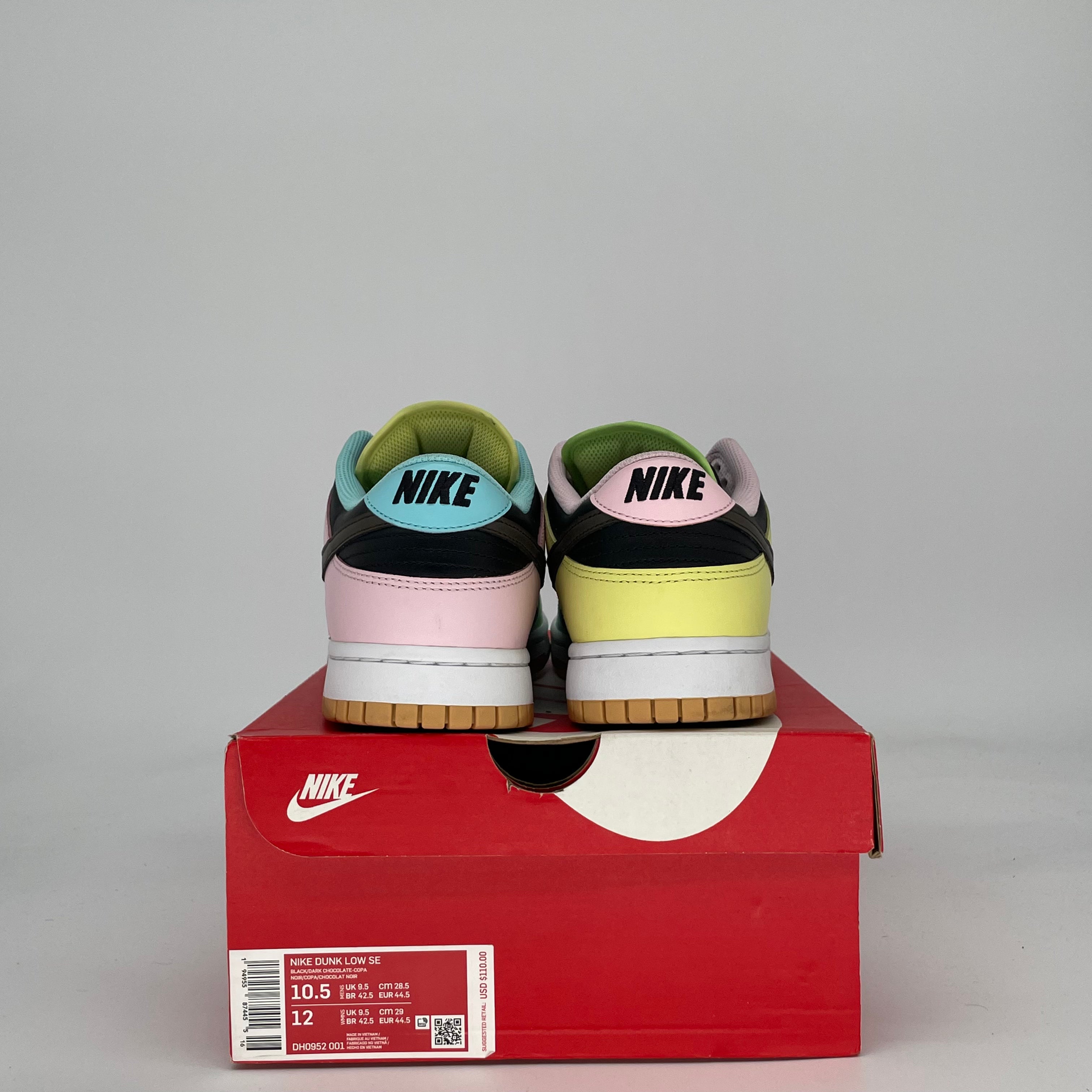 NIKE DUNK LOW FREE 99 BLACK DH0952-001 SIZE 10.5/12W