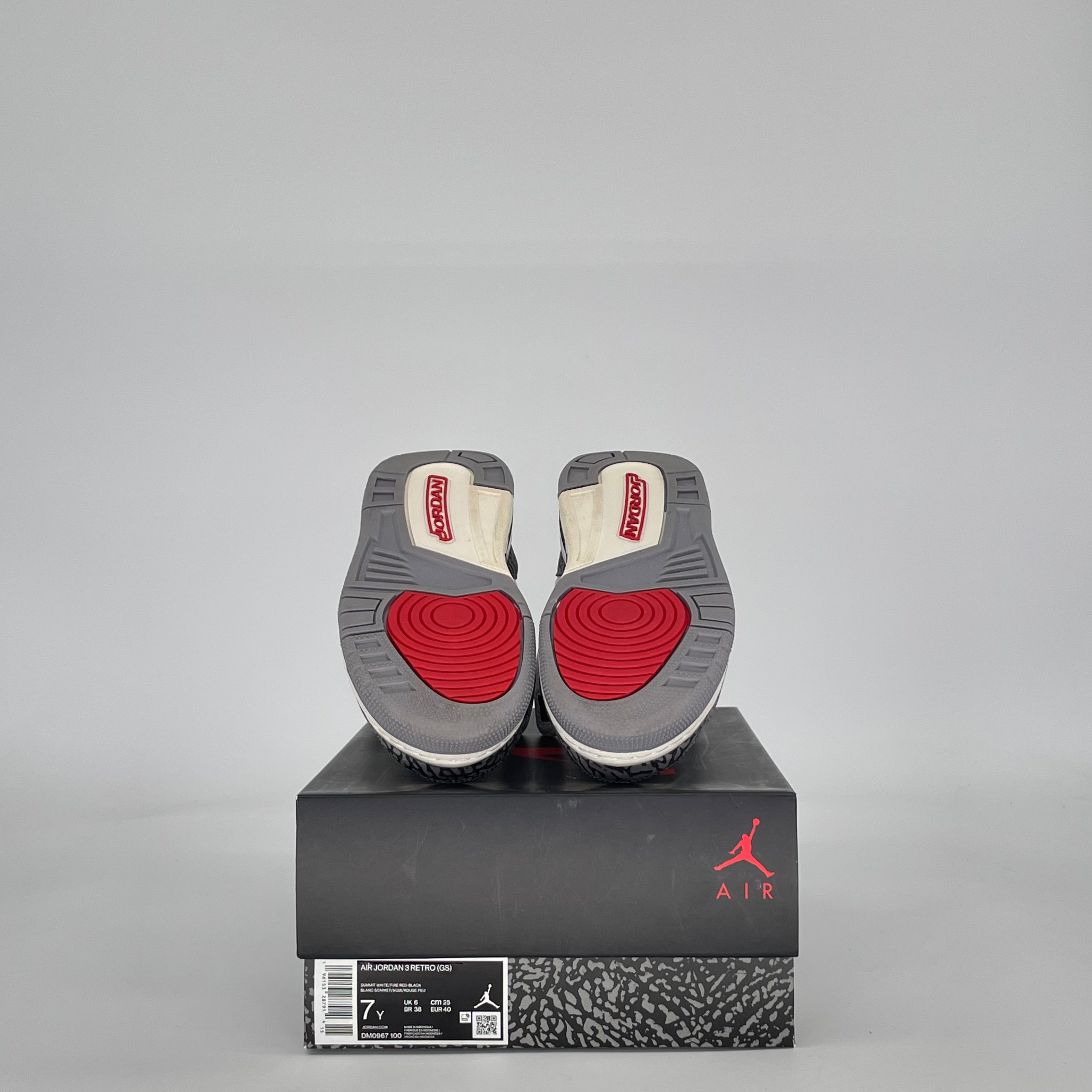 AIR JORDAN 3 WHITE CEMENT REIMAGINED DM0967-100 SIZE 7/8.5W GS