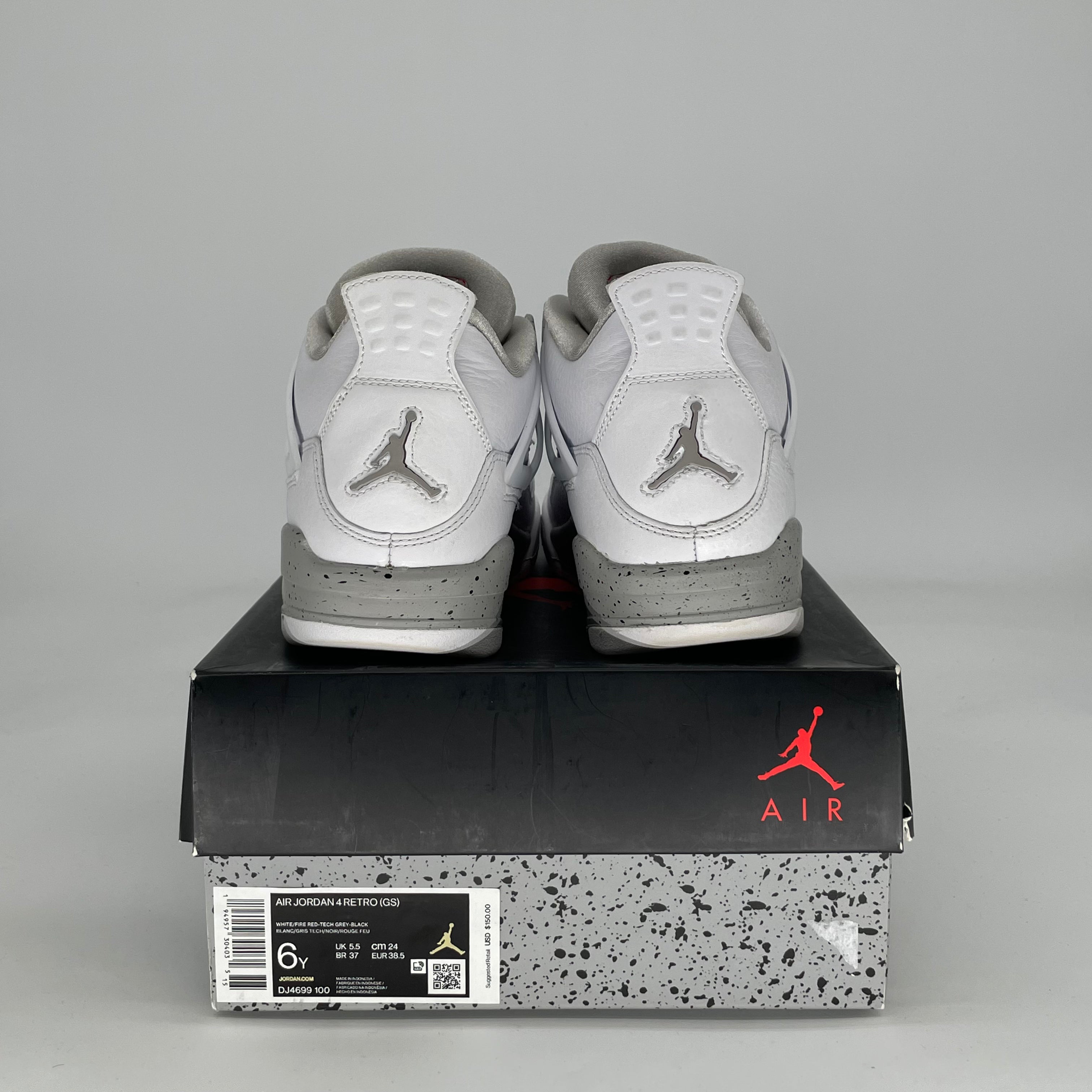 AIR JORDAN 4 WHITE OREO DJ4699-100 SIZE 6/7.5W