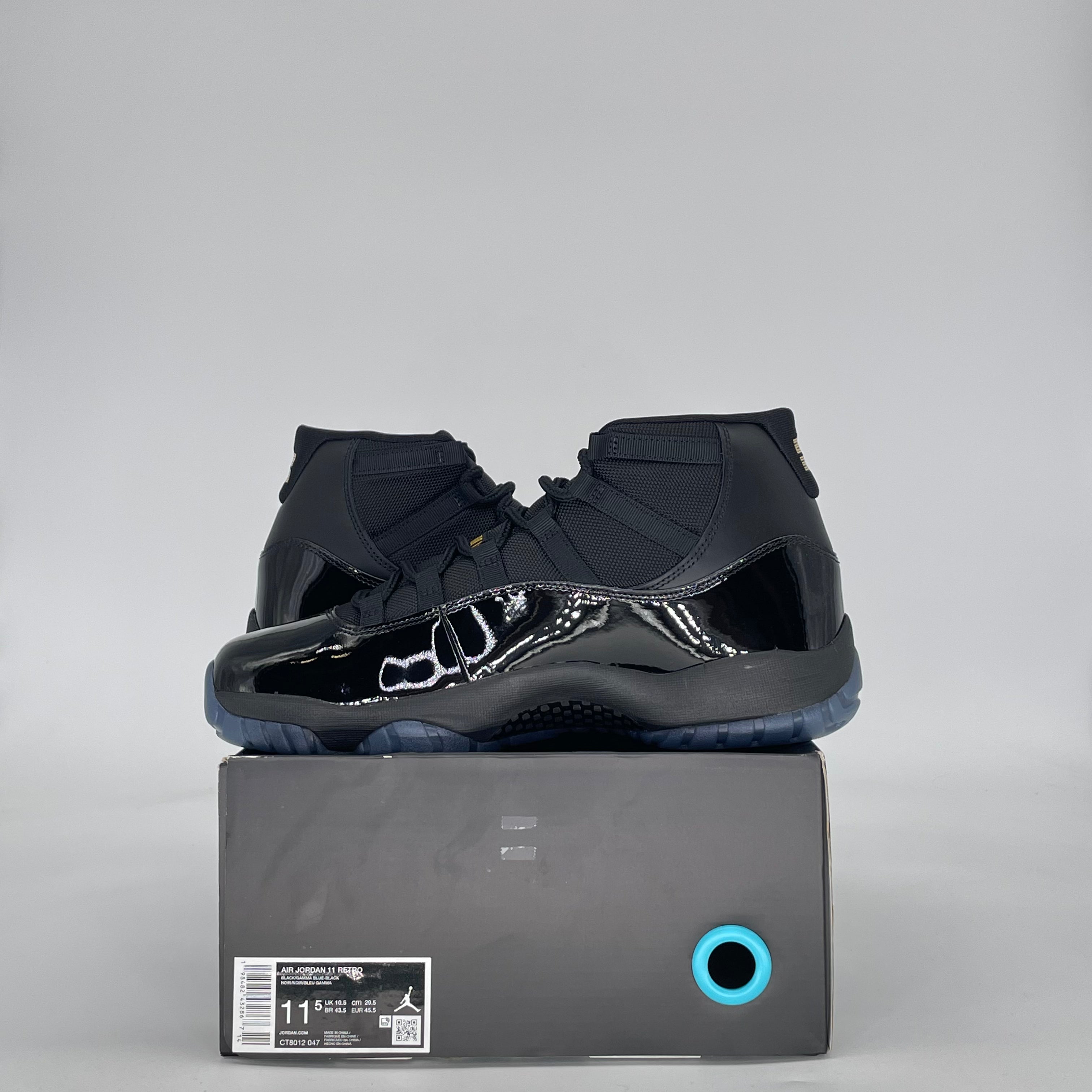 AIR JORDAN 11 GAMMA BLUE CT8012-047 SIZE 11.5/13W