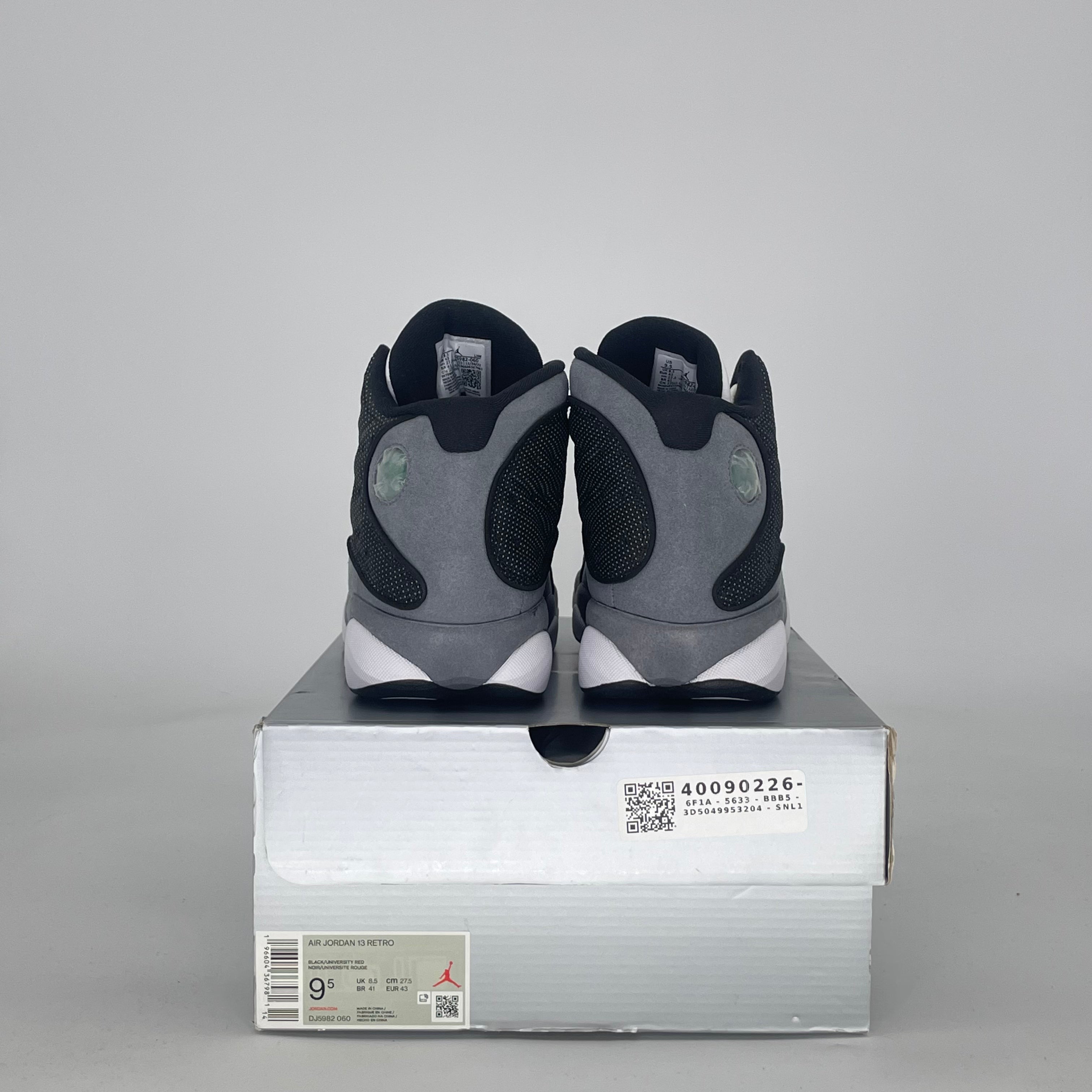 AIR JORDAN 13 BLACK FLINT DJ5982-060 SIZE 9.5/11W