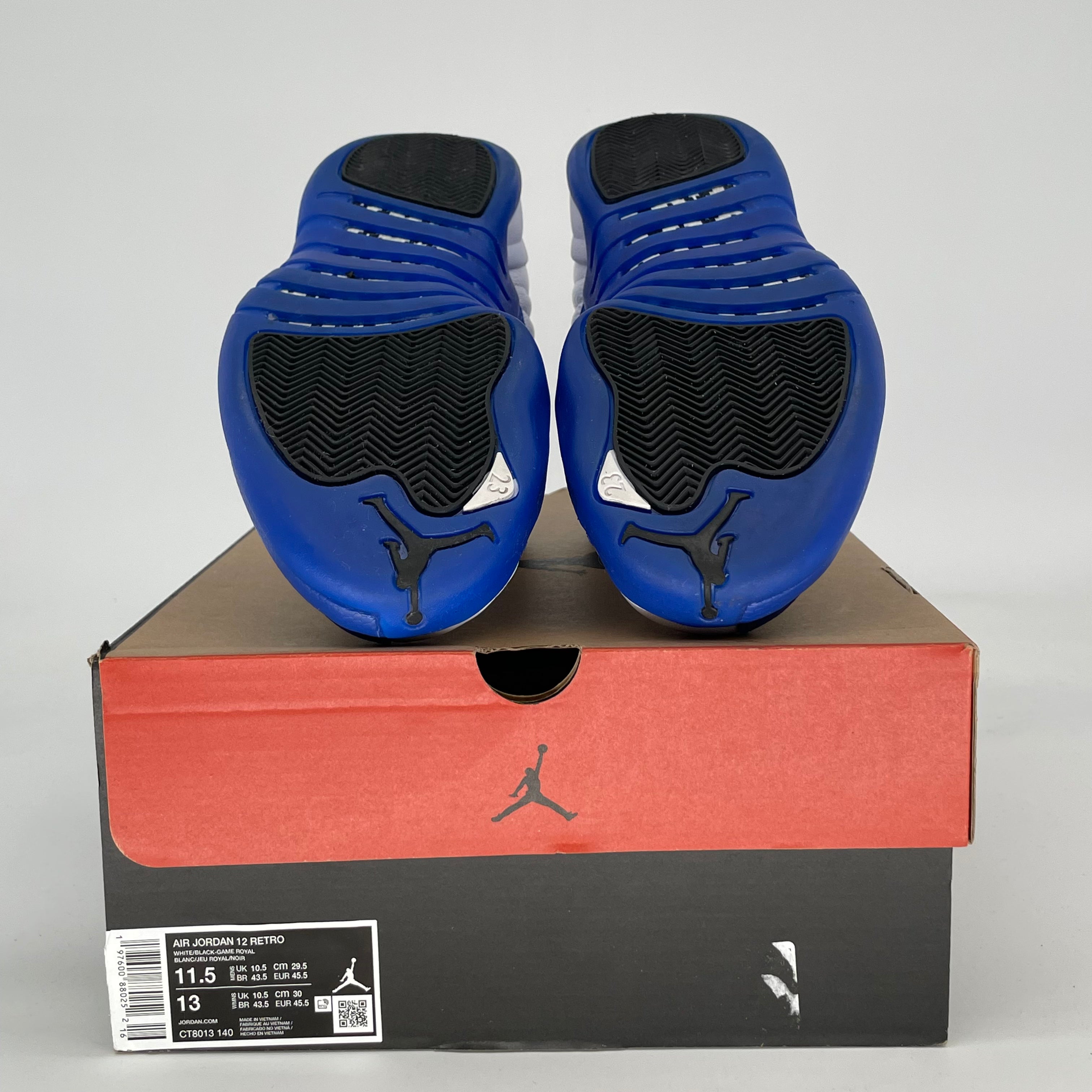 AIR JORDAN 12 BLUEBERRY CT8013-140 SIZE 11.5/13W