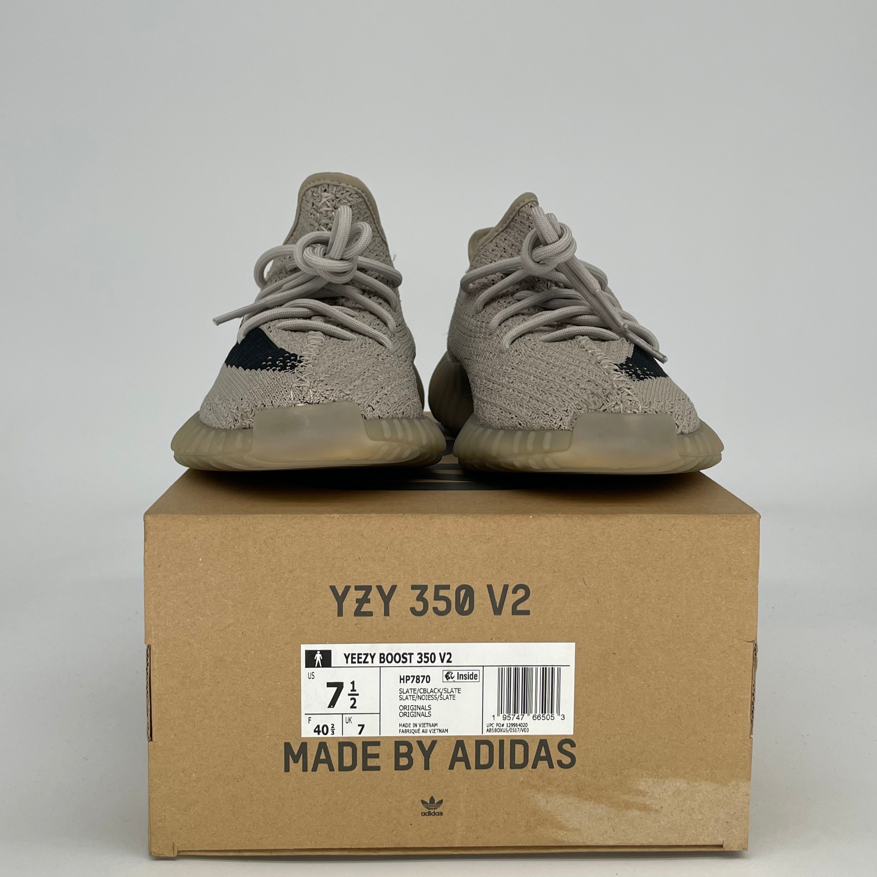 ADIDAS YEEZY 350 V2 SLATE HP7870 SIZE 7.5/9W