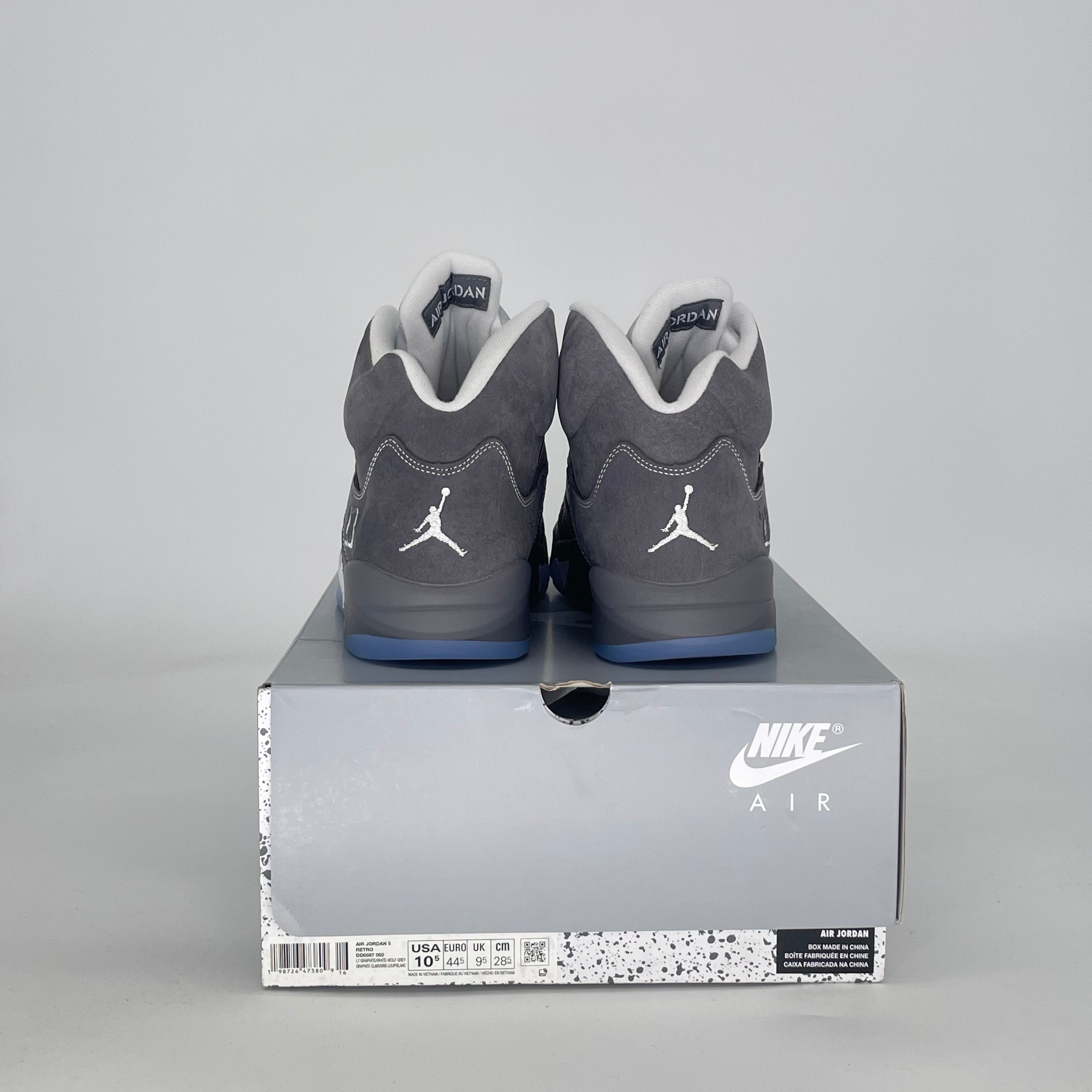 AIR JORDAN 5 WOLF GREY DD0587-002 SIZE 10.5/12W