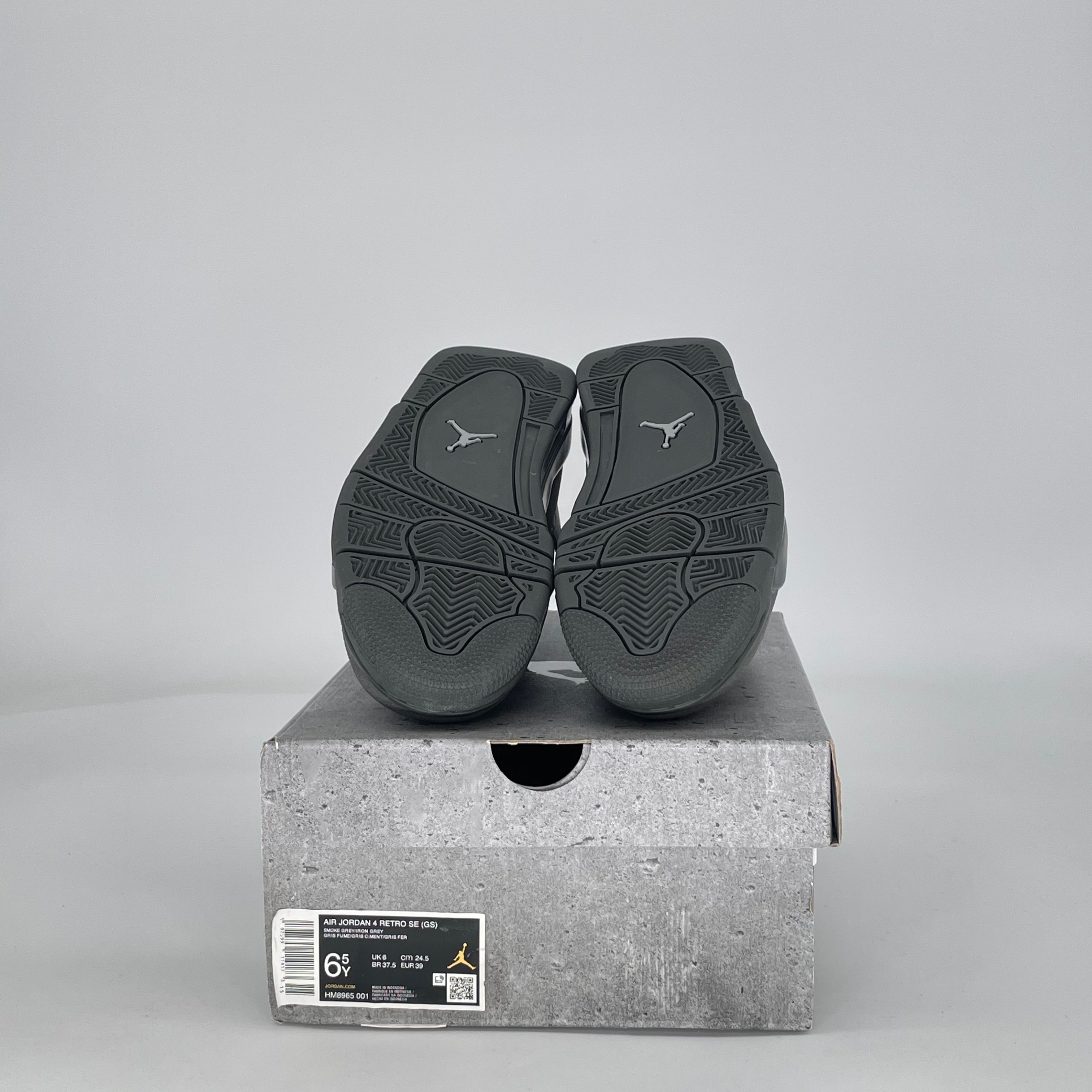 AIR JORDAN 4 PARIS OLYMPICS WET CEMENT HM8965-001 SIZE 6.5/8W GS