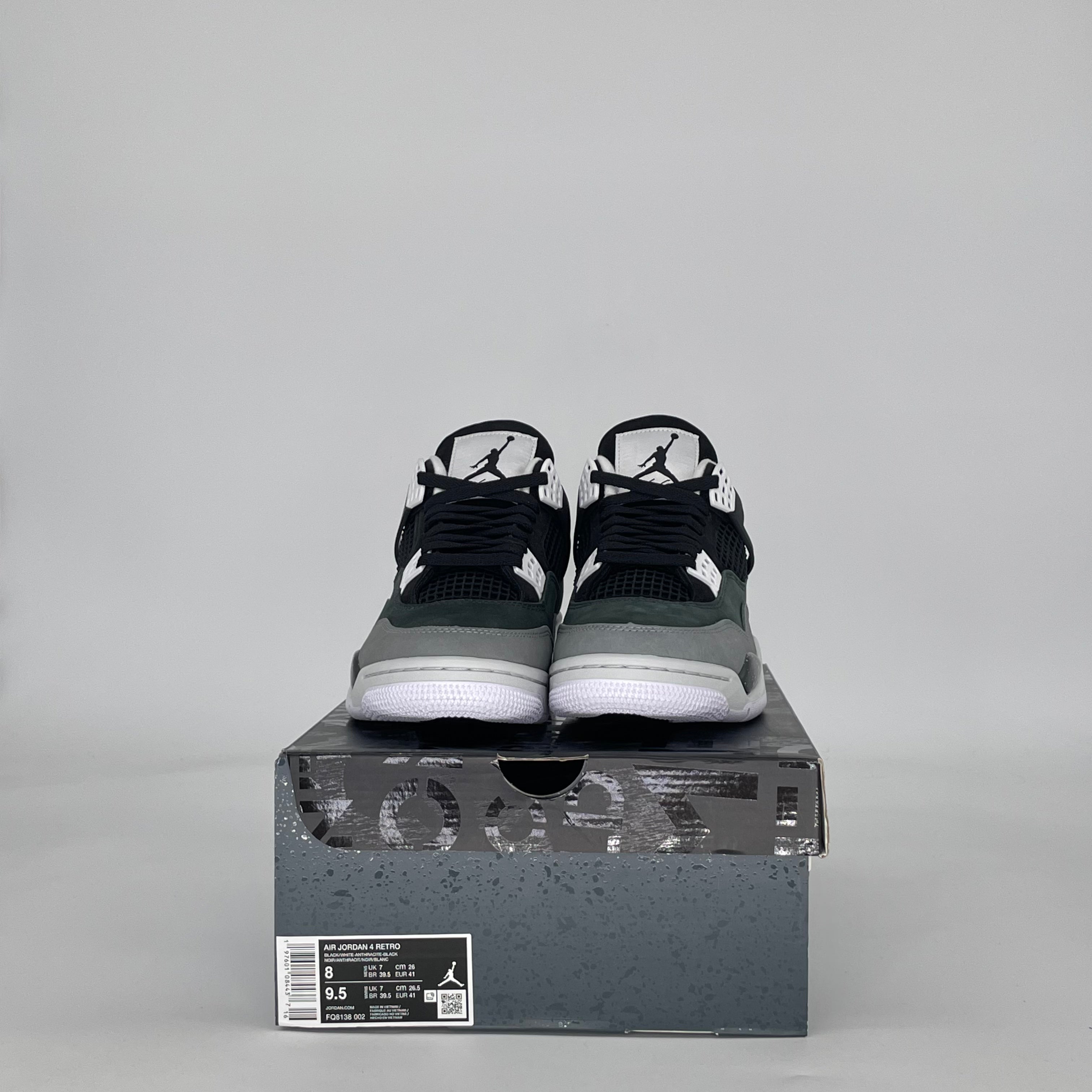 AIR JORDAN 4 FEAR (2024) FQ8138-002 SIZE 8/9.5W