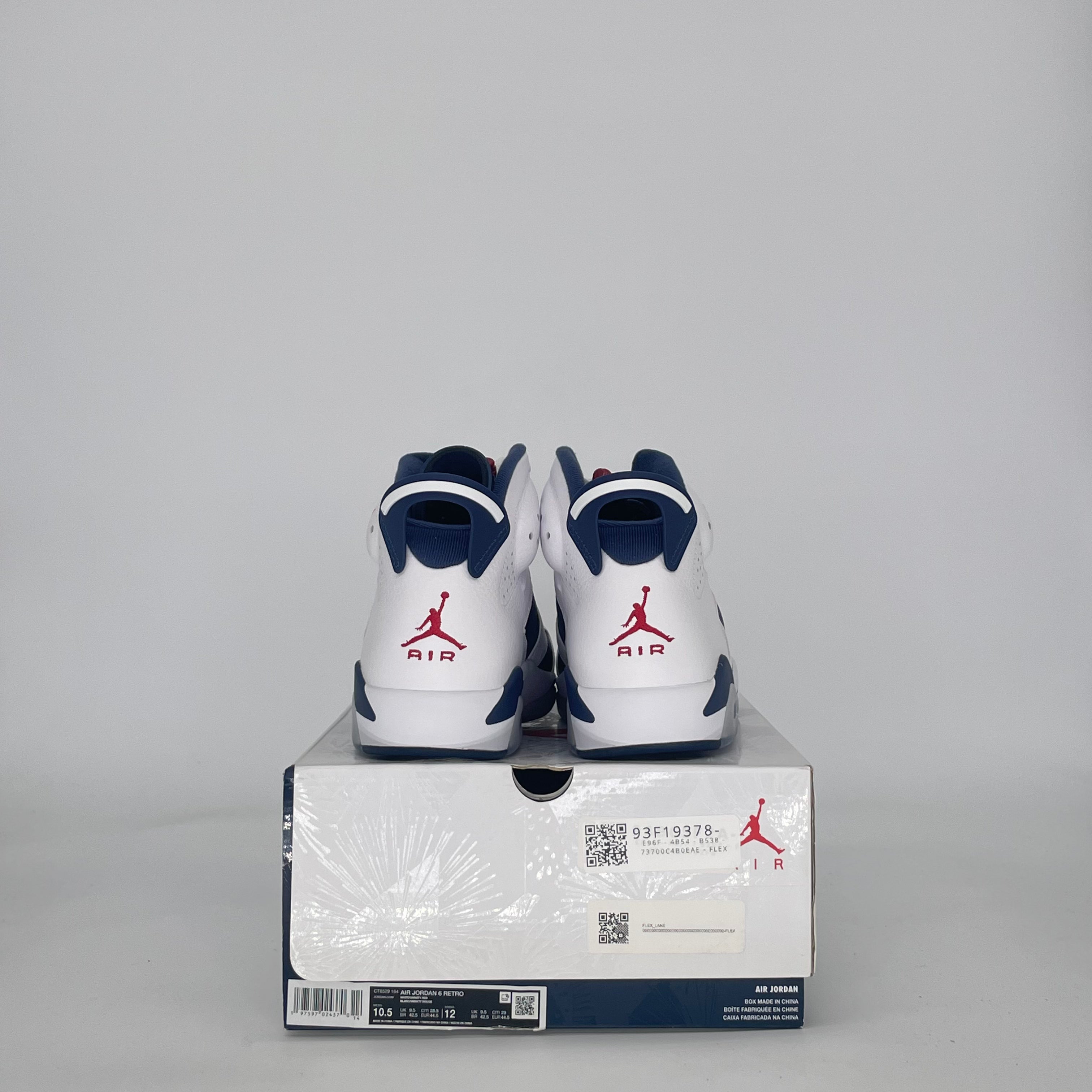 AIR JORDAN 6 OLYMPIC CT8529-164 SIZE 10.5/12W