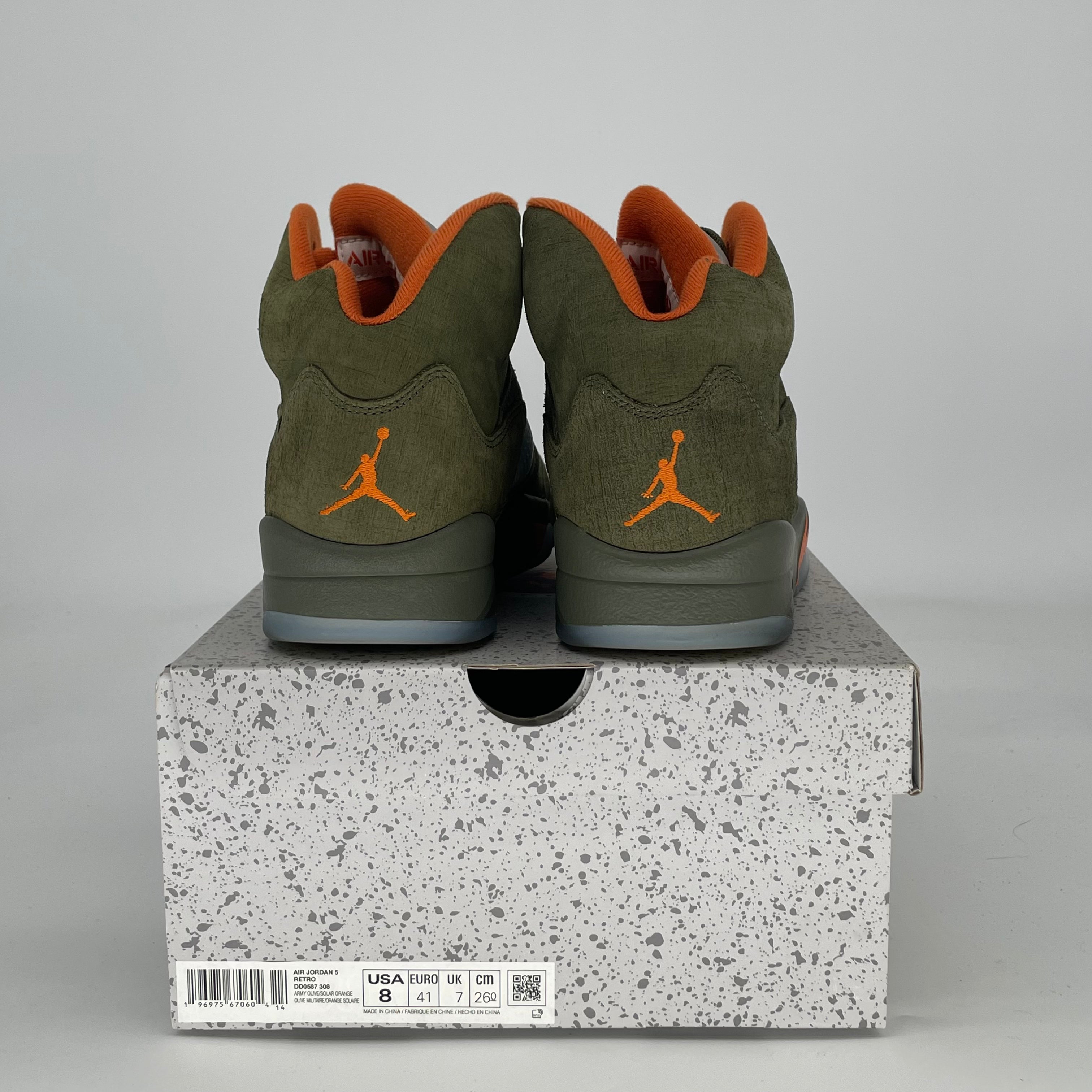 AIR JORDAN 5 OLIVE DD0587-308 SIZE 8/9.5W