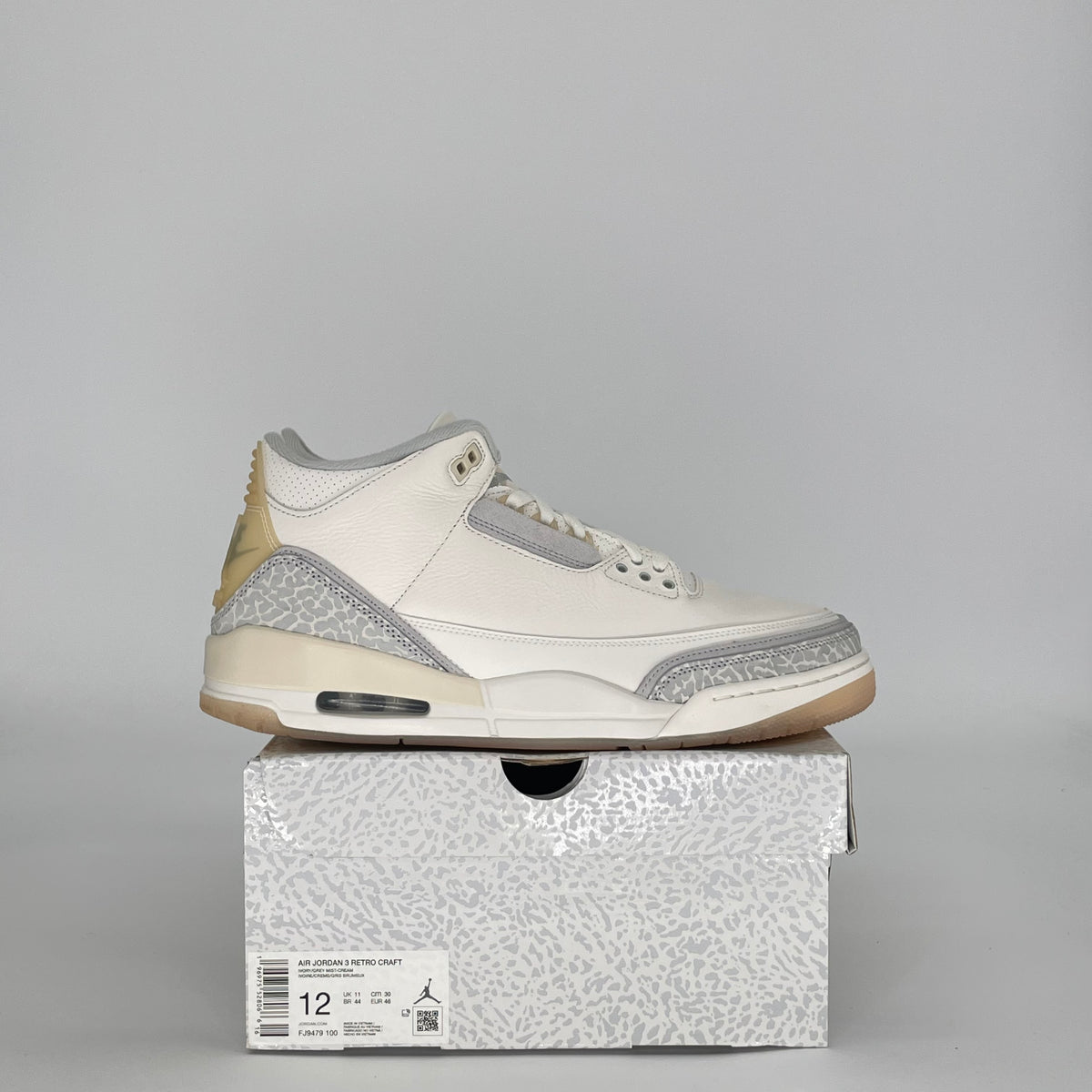Jordan 3 Retro Craft Ivory