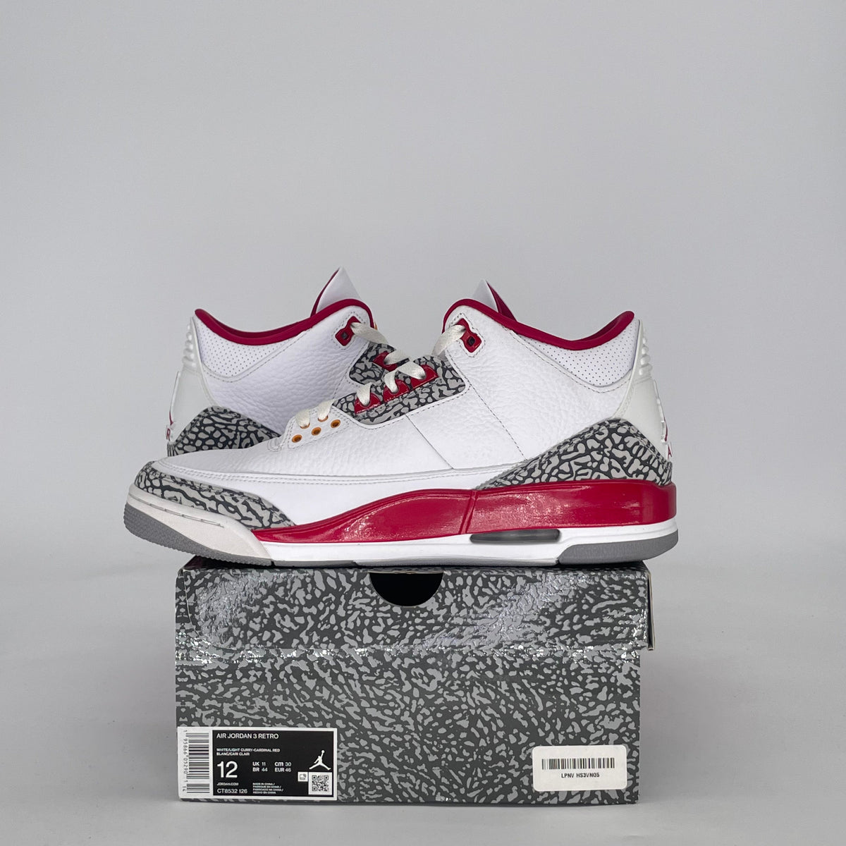 Jordan 3 Retro Cardinal Red