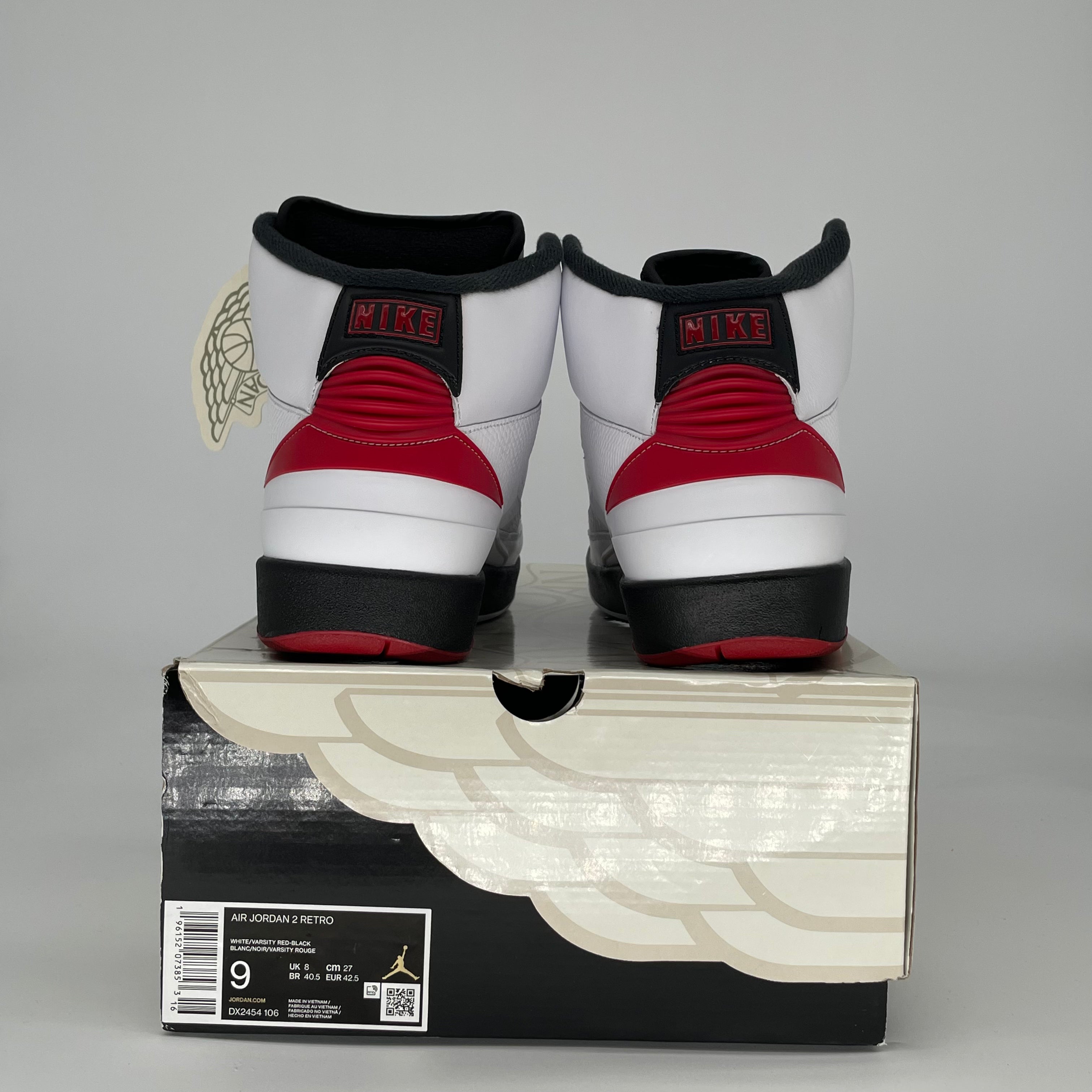 AIR JORDAN 2 CHICAGO (2022) DX2454-106 SIZE 9/10.5W