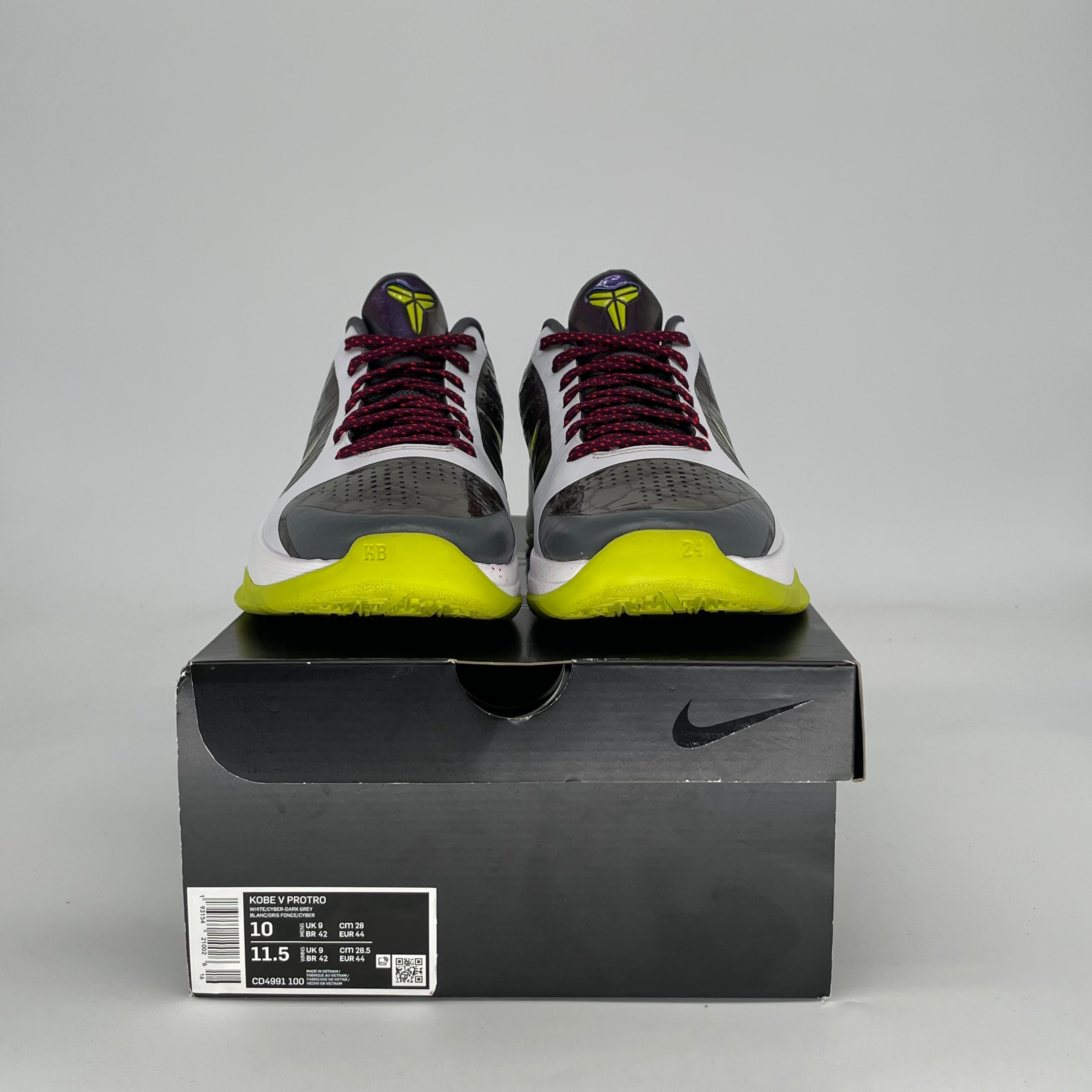 NIKE KOBE 5 PROTRO CHAOS CD4991-100 SIZE 10/11.5W