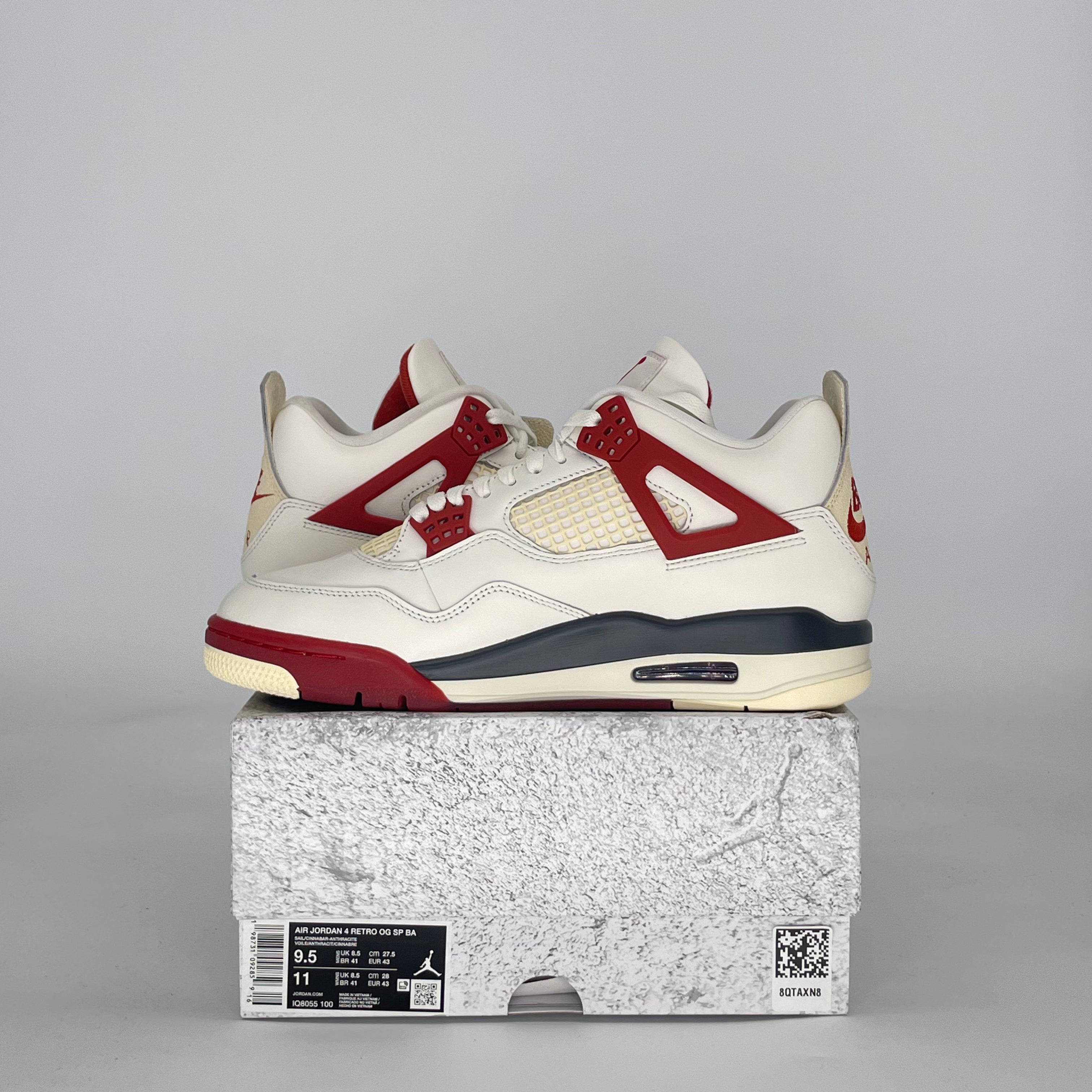 AIR JORDAN 4 NIGEL SYLVESTER BRICK AFTER BRICK IQ8055-100 SIZE 9.5/11W