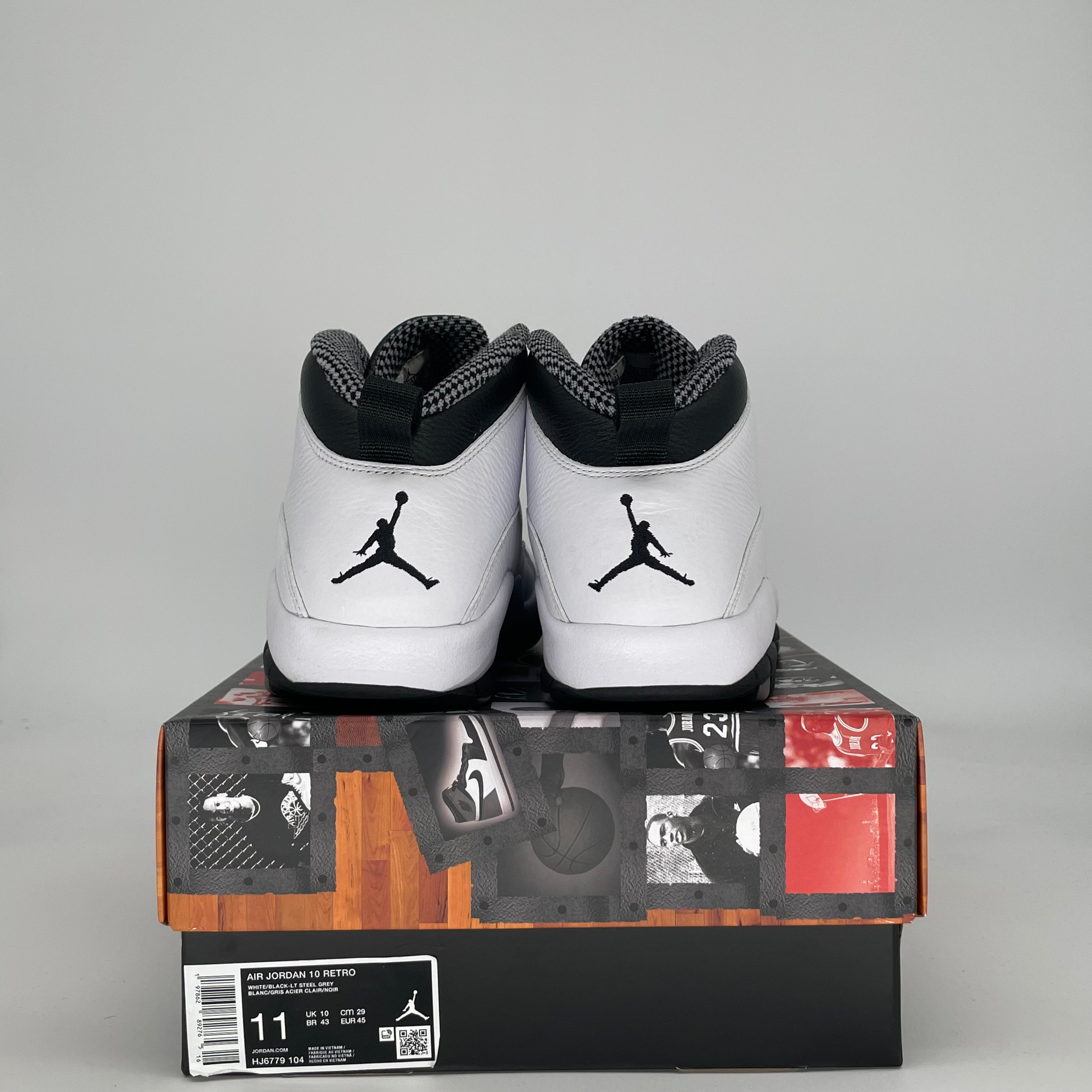 AIR JORDAN 10 STEEL HJ6779-104 SIZE 11/12.5W