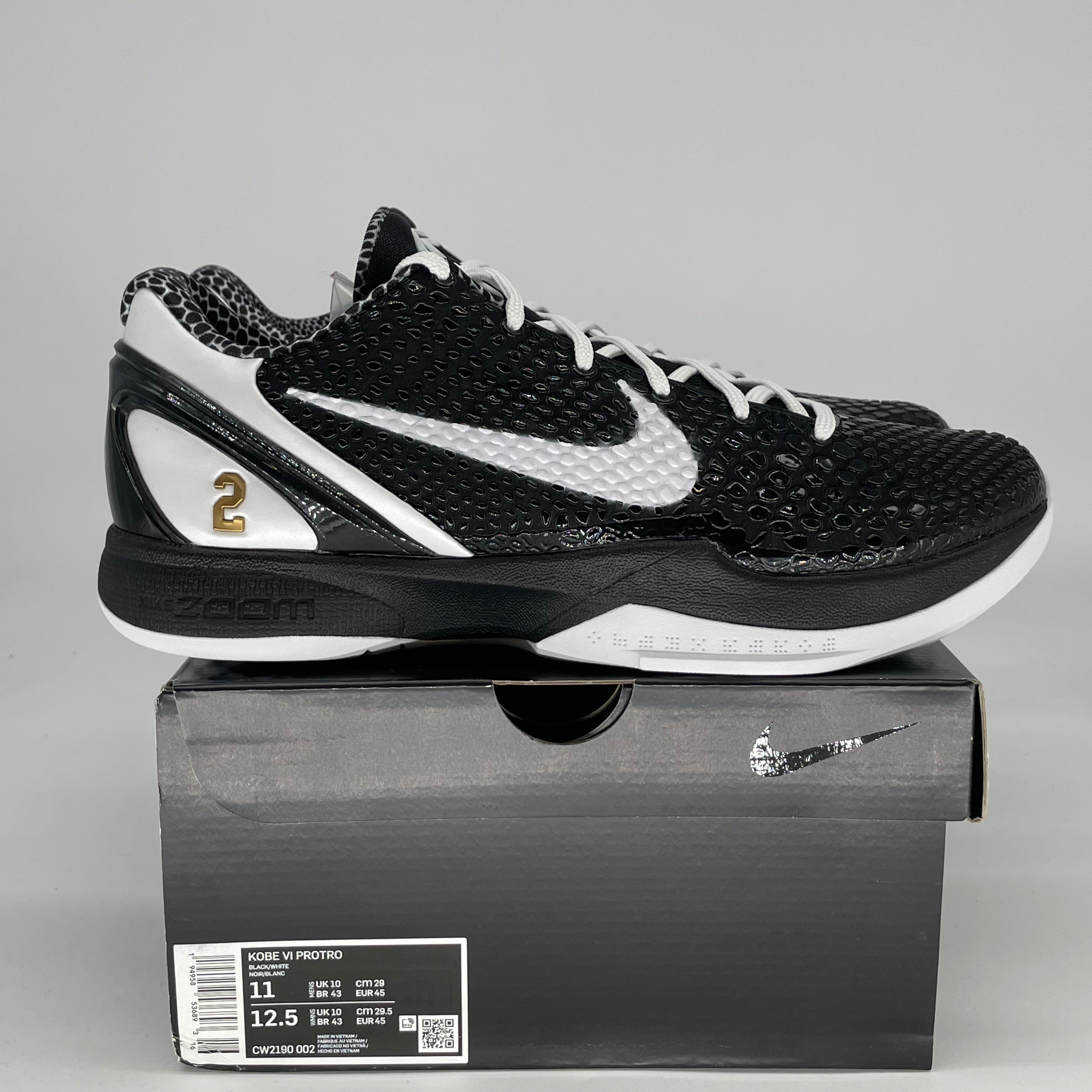 NIKE KOBE 6 PROTRO MAMBACITA SWEET 16 CW2190-002 SIZE 11/12.5W
