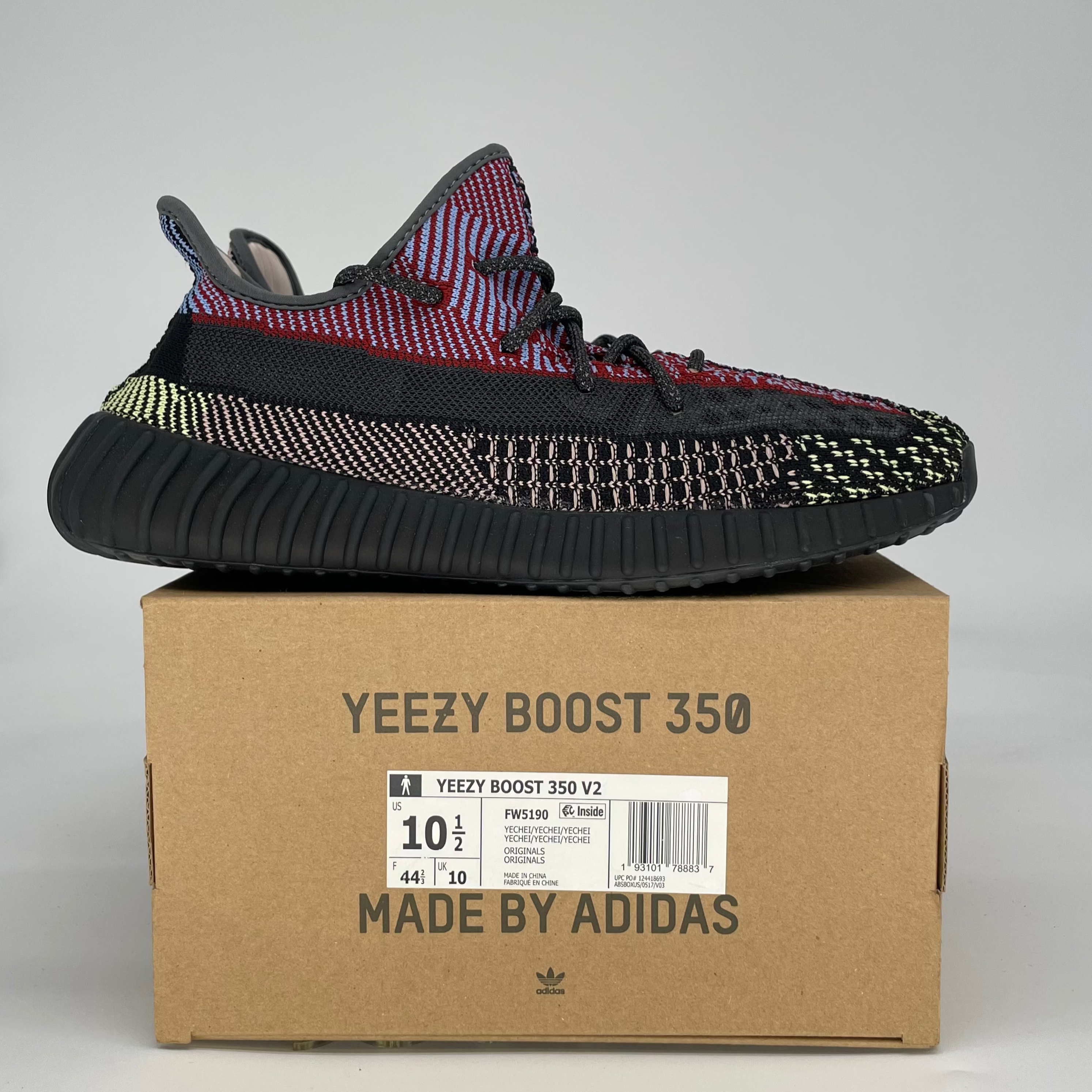 ADIDAS YEZZY BOOST 350 V2 YECHEIL (NON REFLECTIVE) FW5190 SIZE 10.5/12W