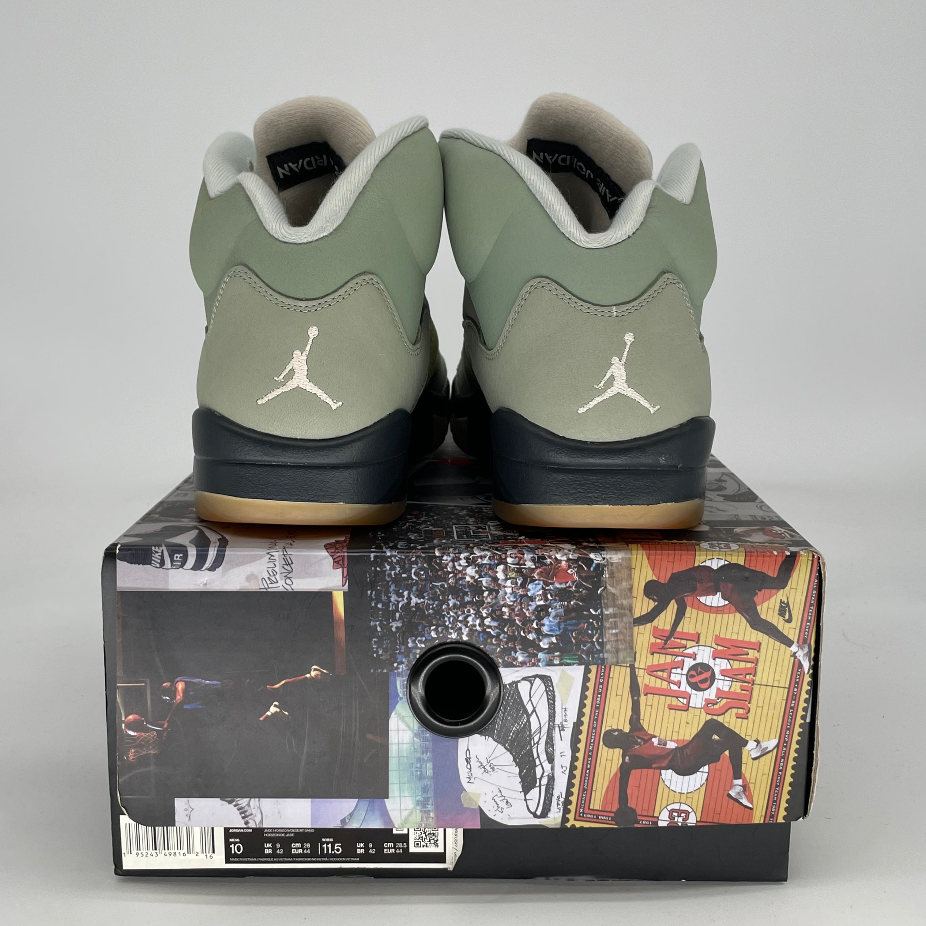 AIR JORDAN 5 JADE HORIZON DC7501-300 SIZE 10/11.5W